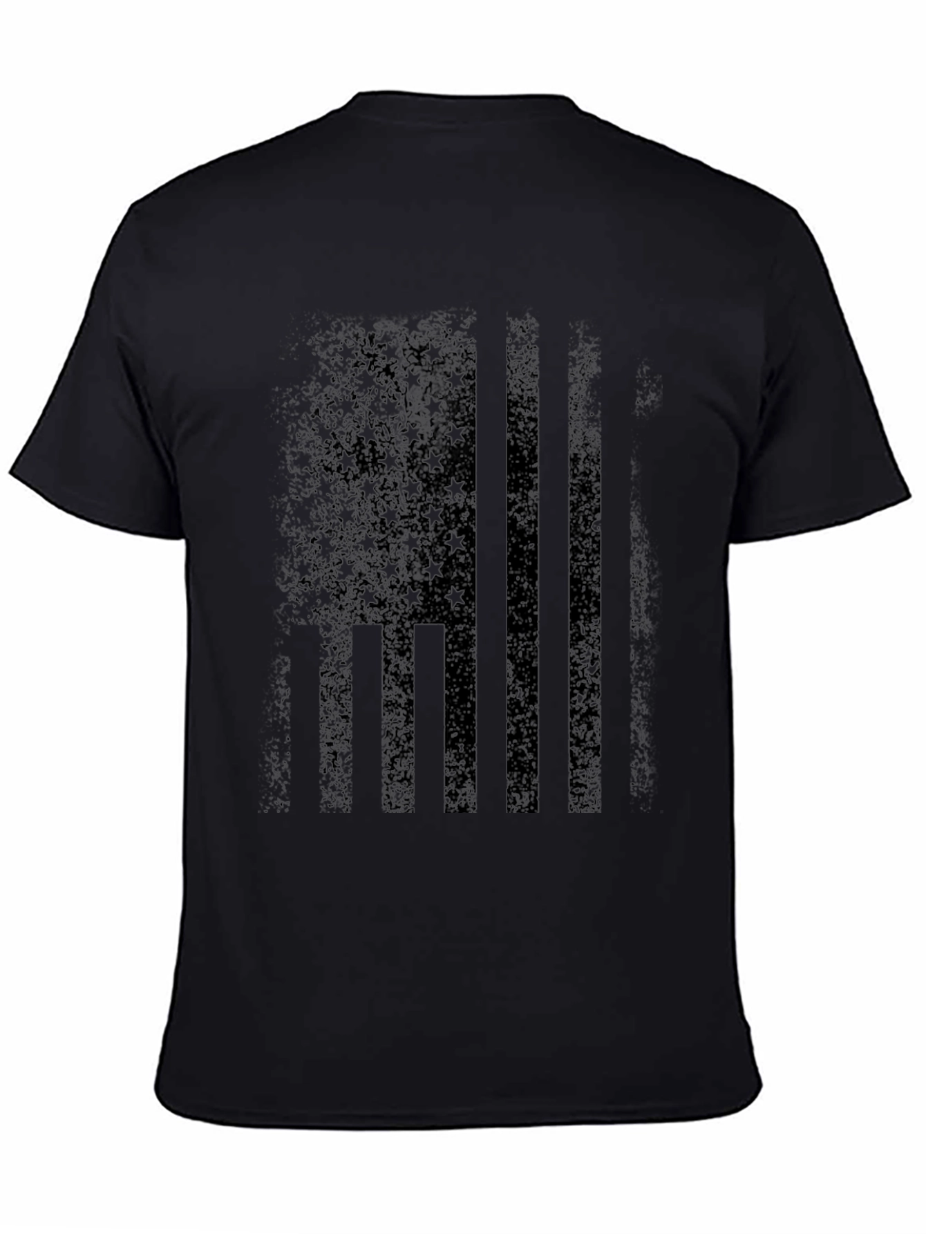 Distressed American Flag Graphic T-Shirt