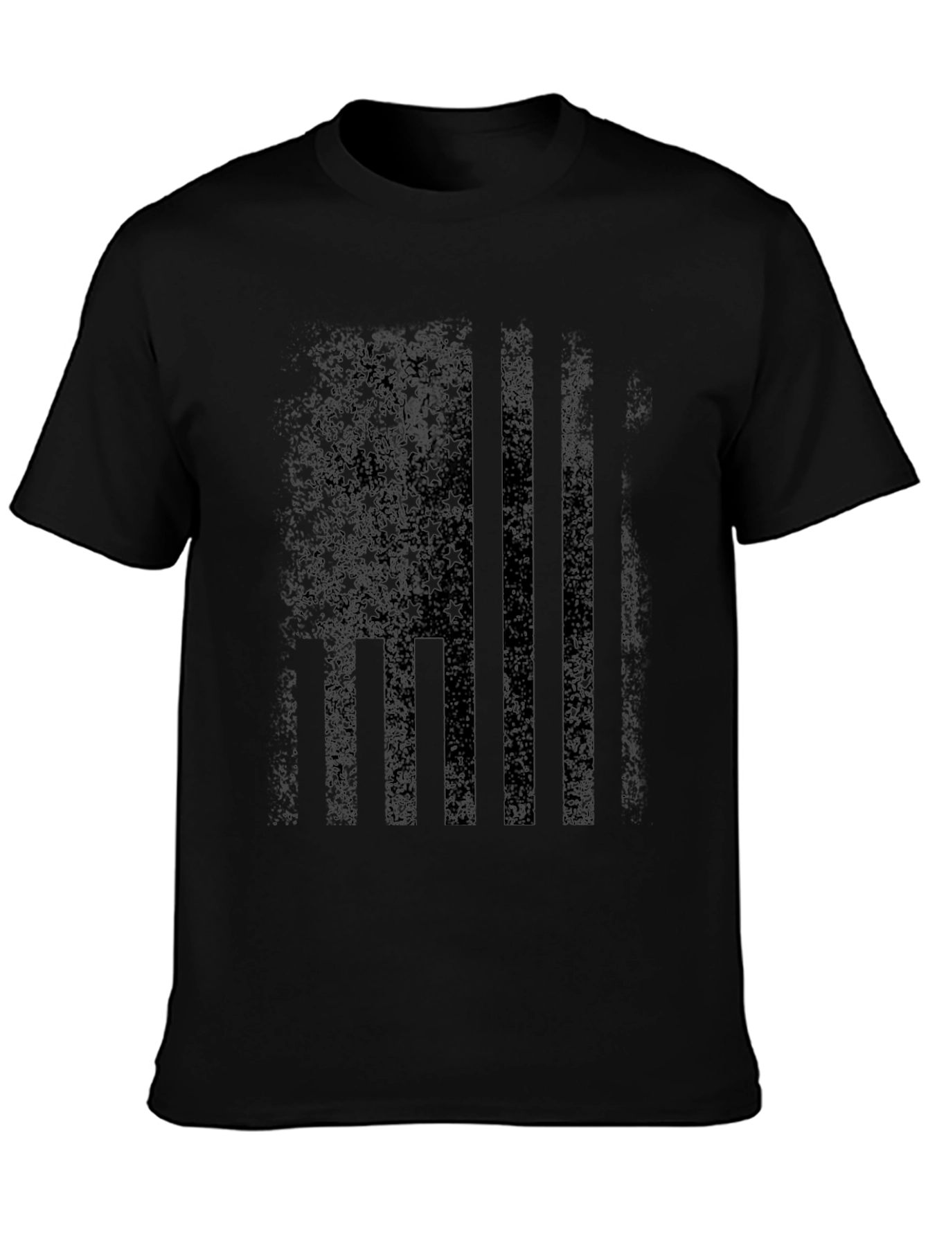 Distressed American Flag Graphic T-Shirt