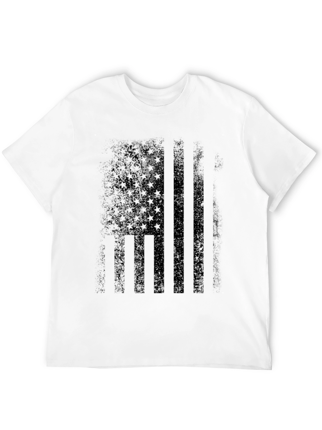 Distressed American Flag Graphic T-Shirt