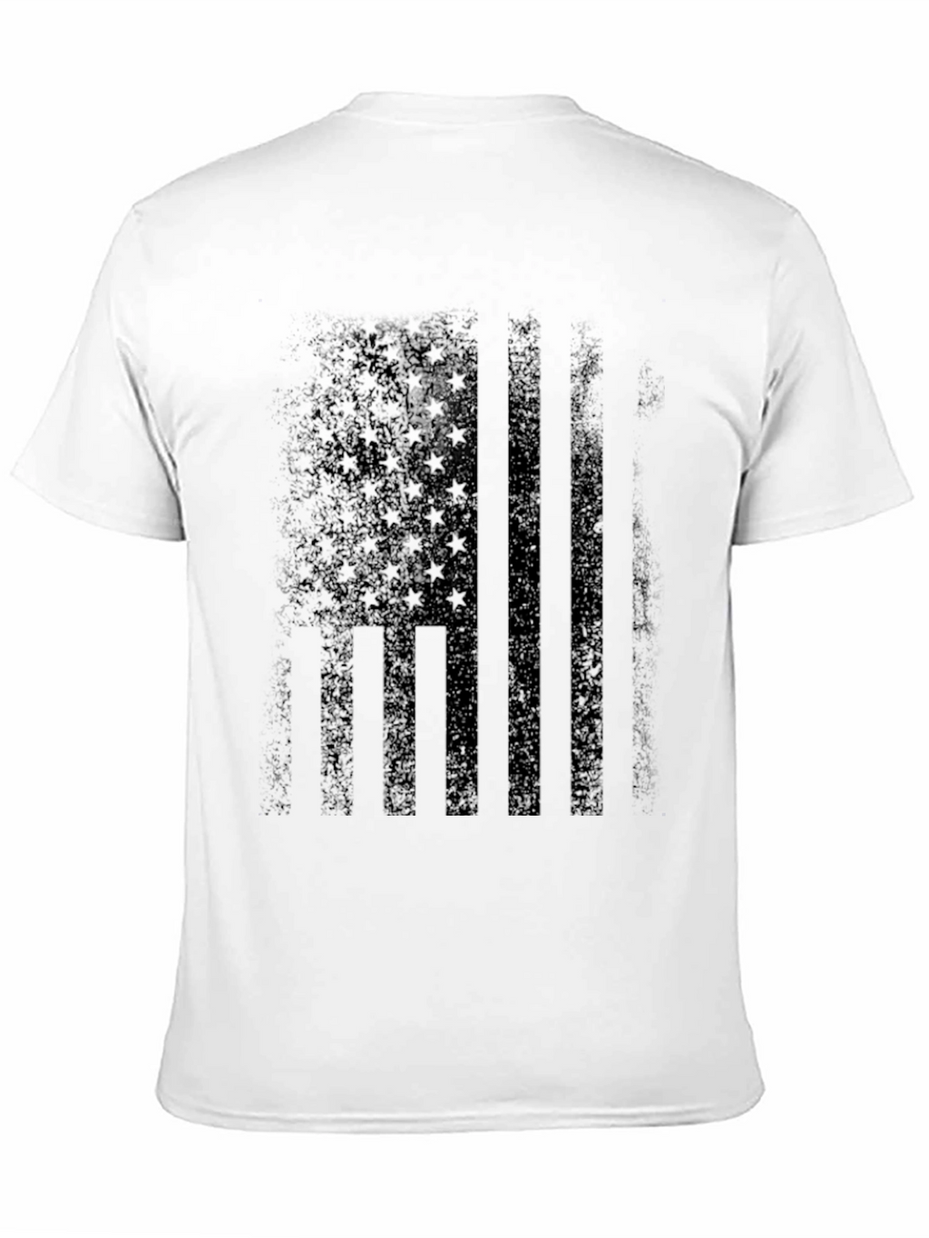 Distressed American Flag Graphic T-Shirt
