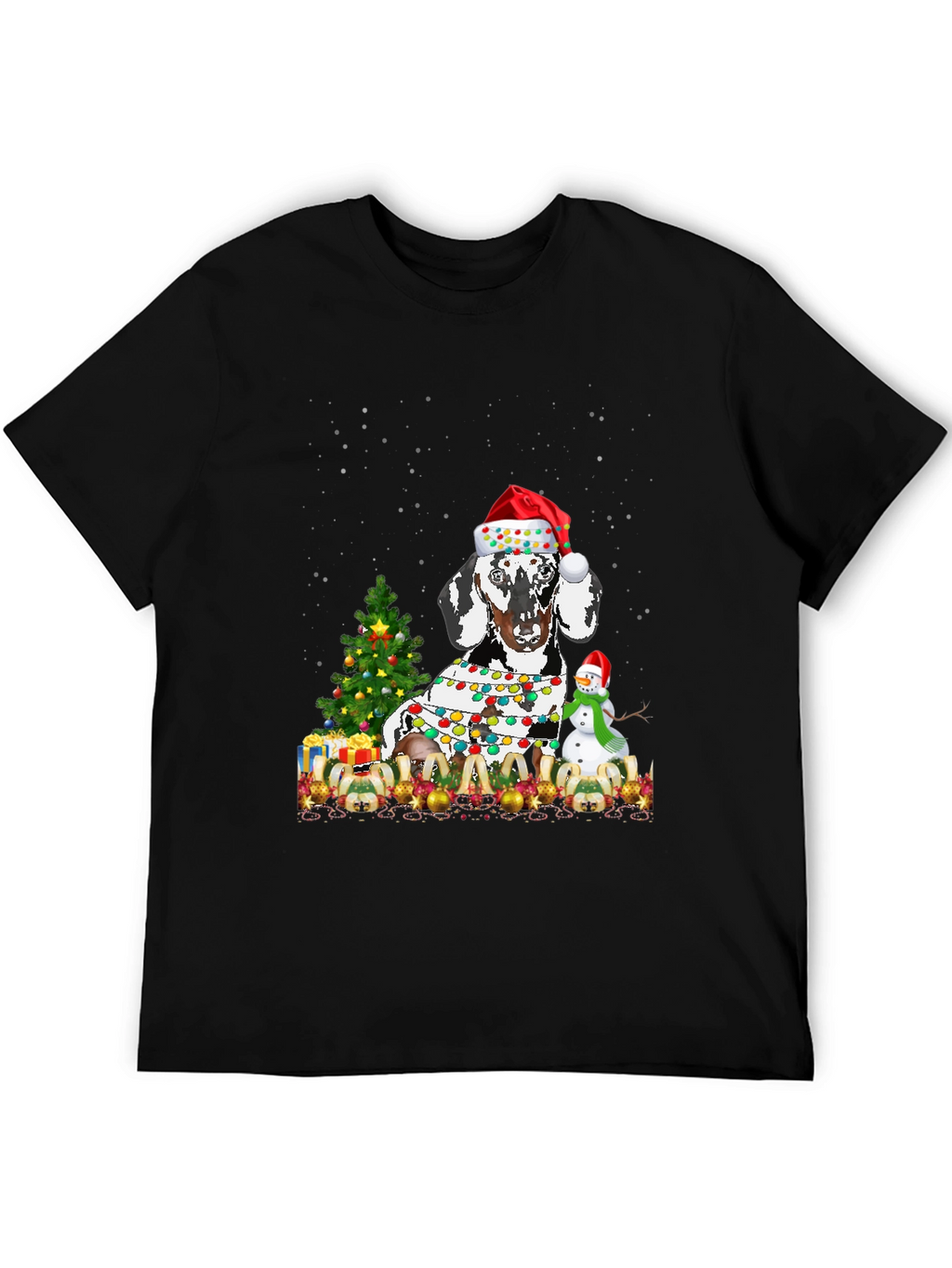 Festive Dog Christmas T-Shirt