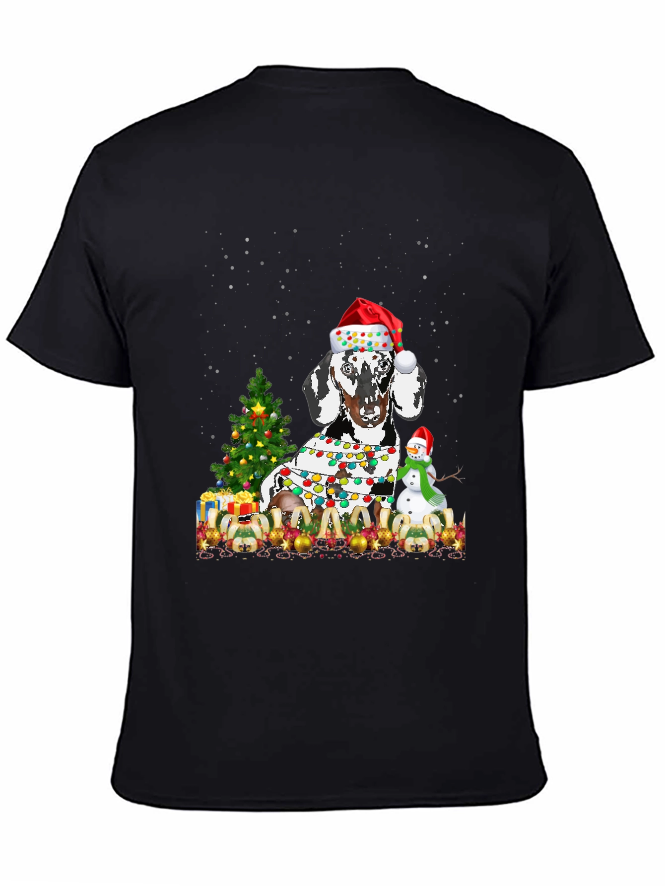 Festive Dog Christmas T-Shirt