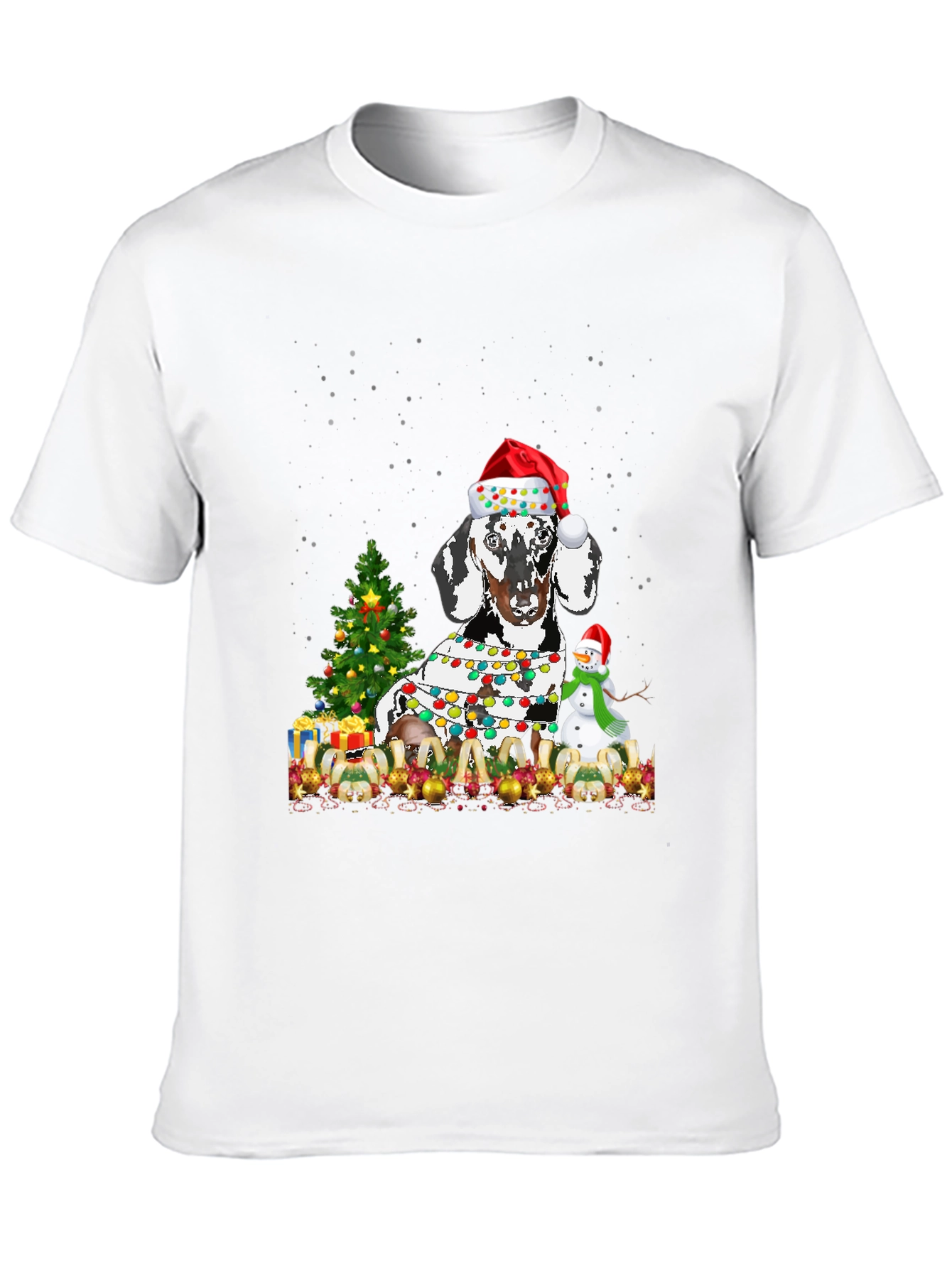 Festive Dog Christmas T-Shirt
