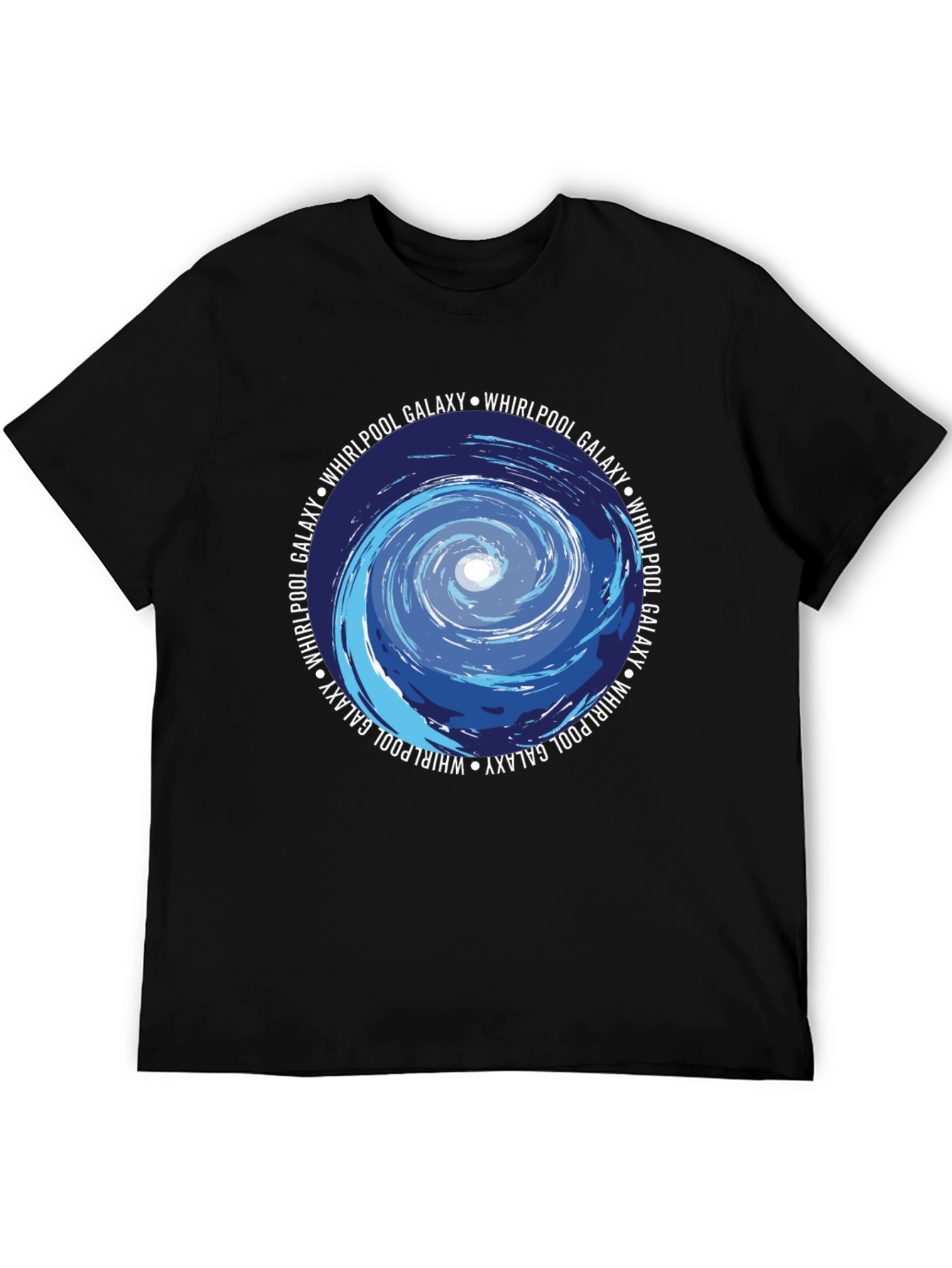 Whirlpool Galaxy Graphic Tee - Cosmic Style