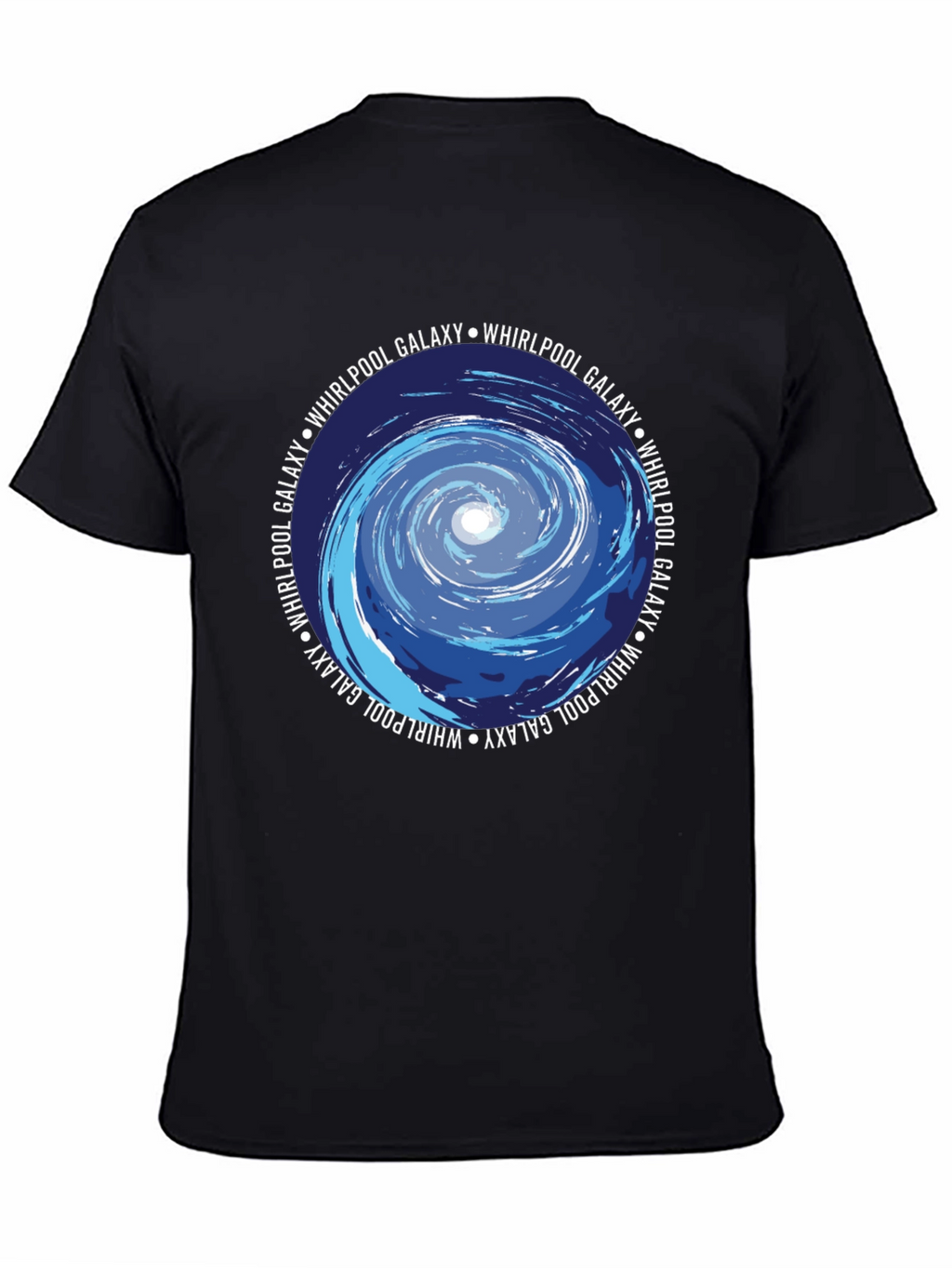 Whirlpool Galaxy Graphic Tee - Cosmic Style
