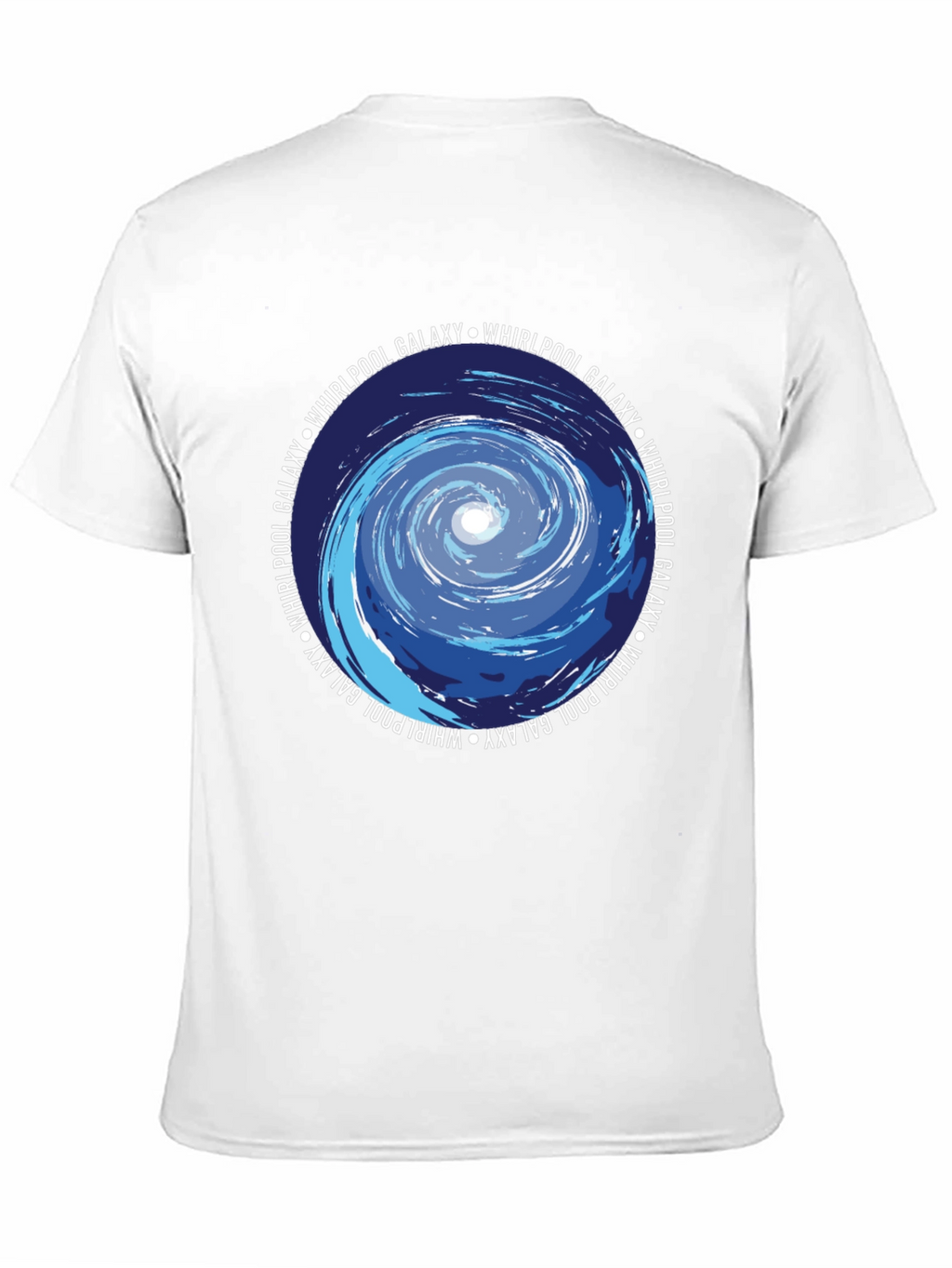 Whirlpool Galaxy Graphic Tee - Cosmic Style