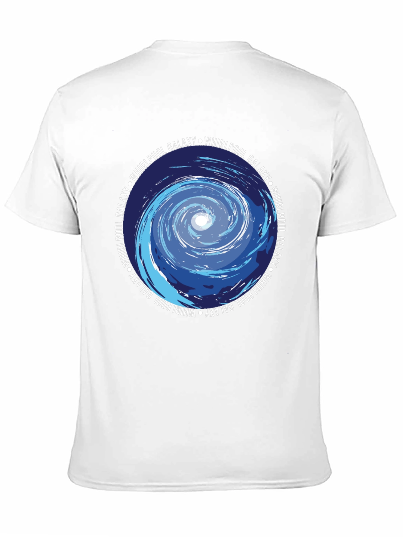 Whirlpool Galaxy Graphic Tee - Cosmic Style