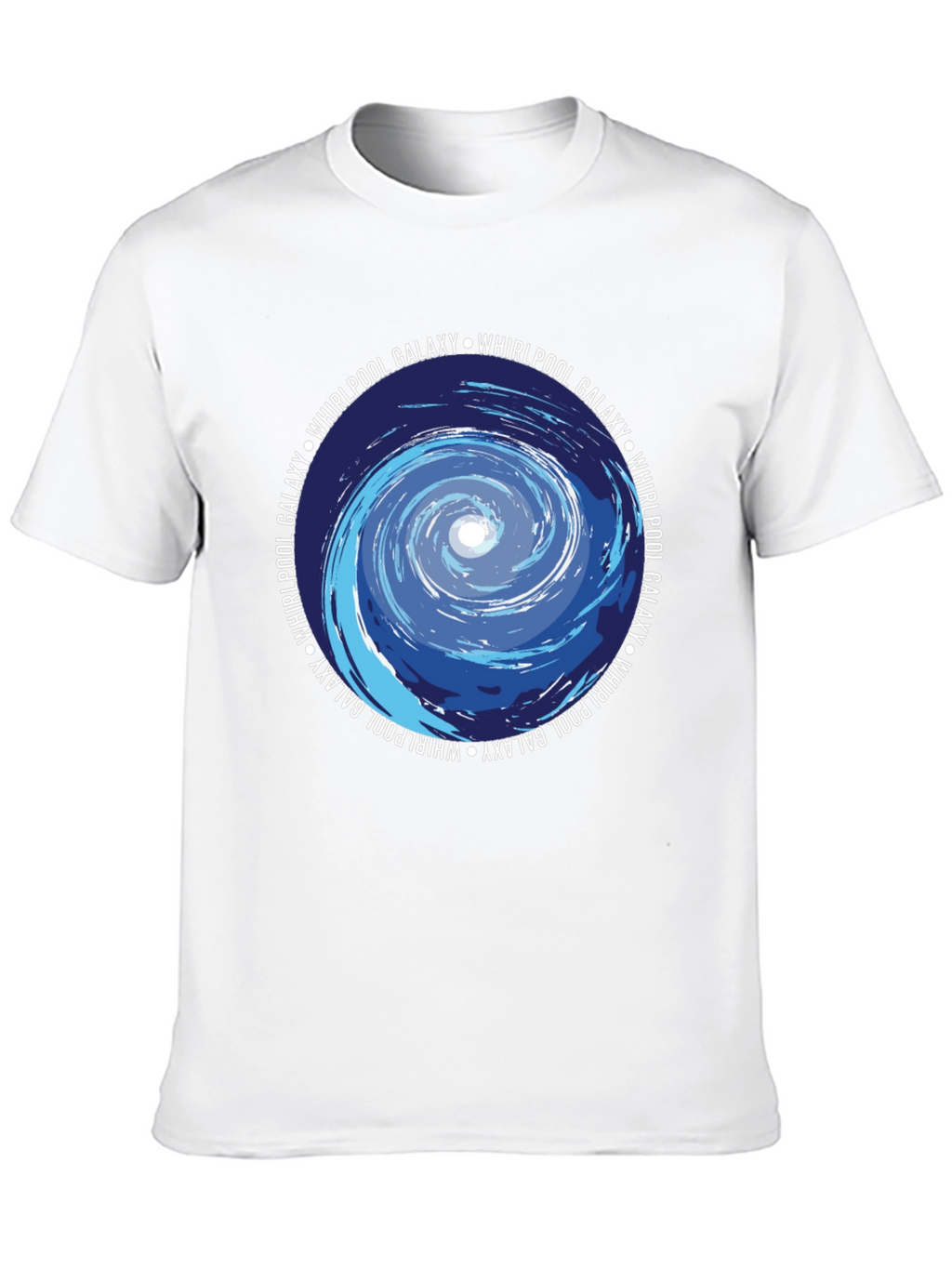 Whirlpool Galaxy Graphic Tee - Cosmic Style