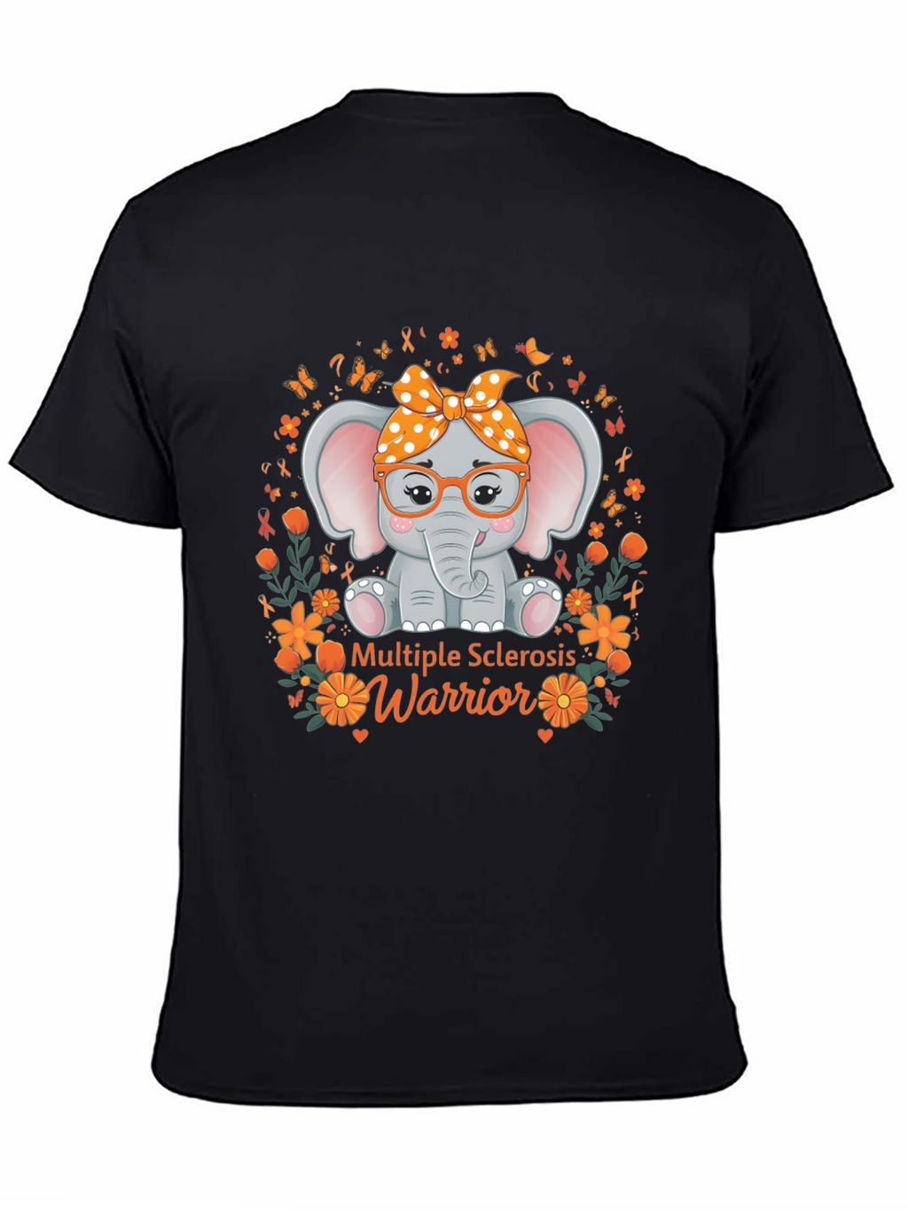 Multiple Sclerosis Warrior Elephant T-Shirt