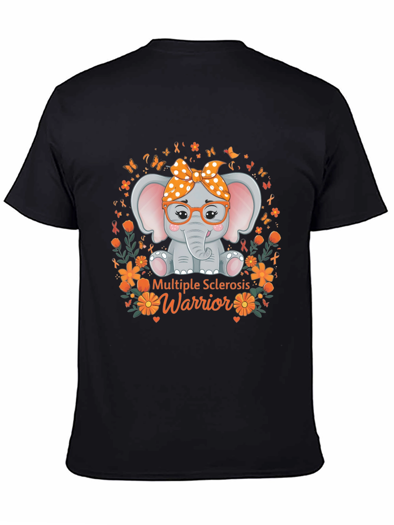 Multiple Sclerosis Warrior Elephant T-Shirt