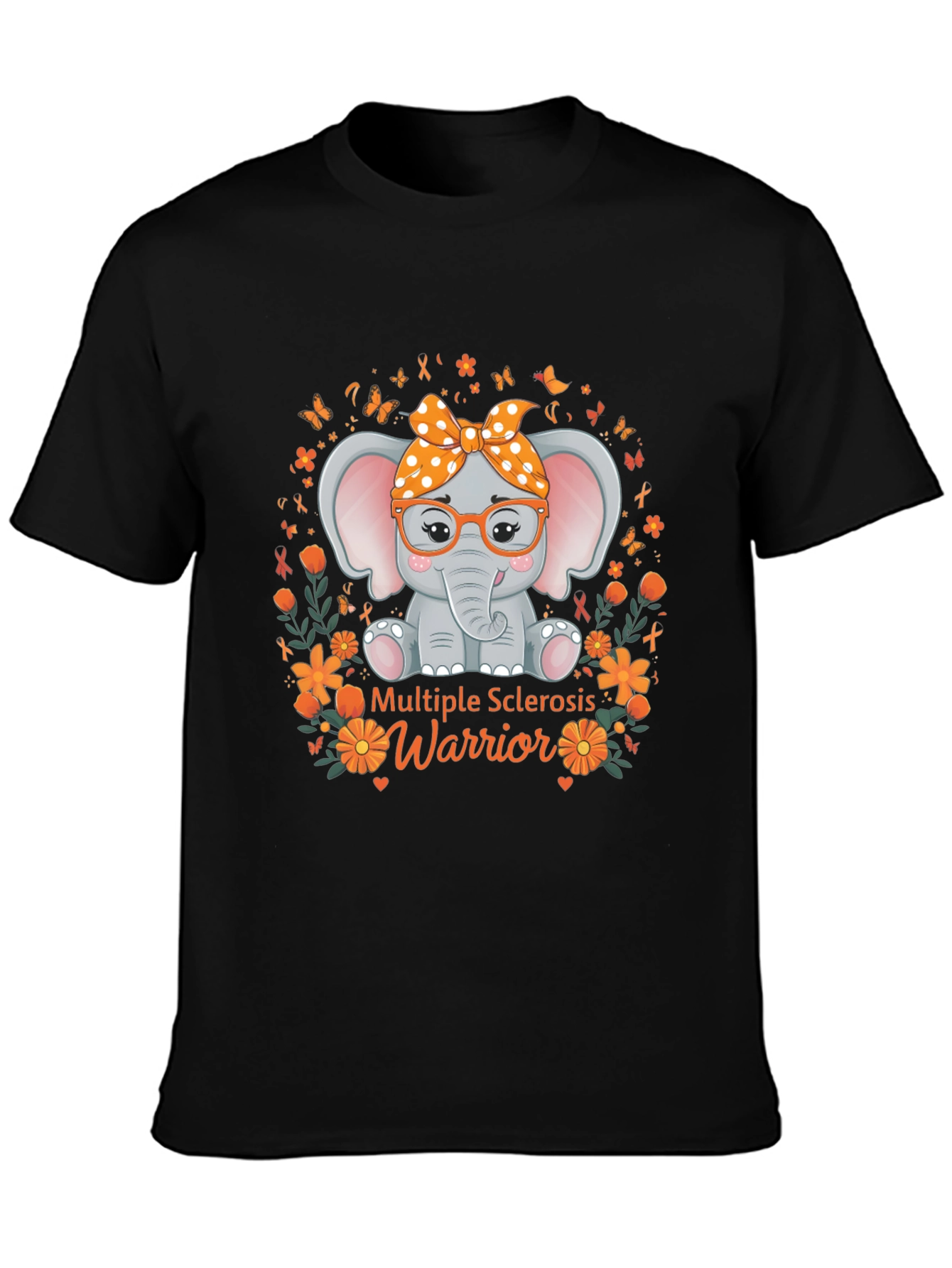 Multiple Sclerosis Warrior Elephant T-Shirt