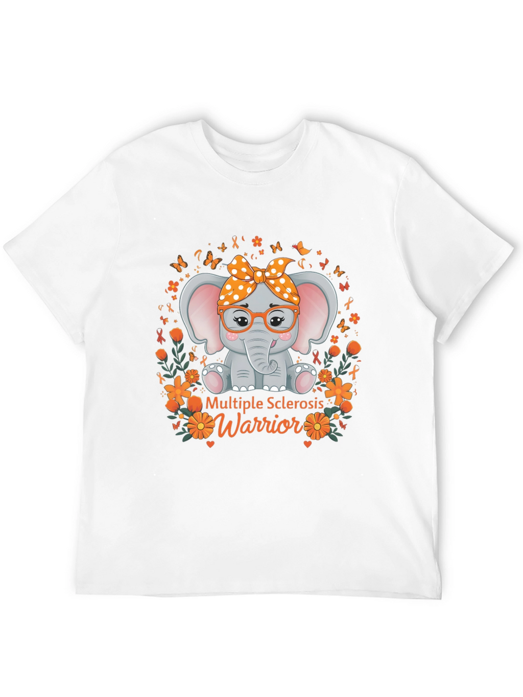 Multiple Sclerosis Warrior Elephant T-Shirt