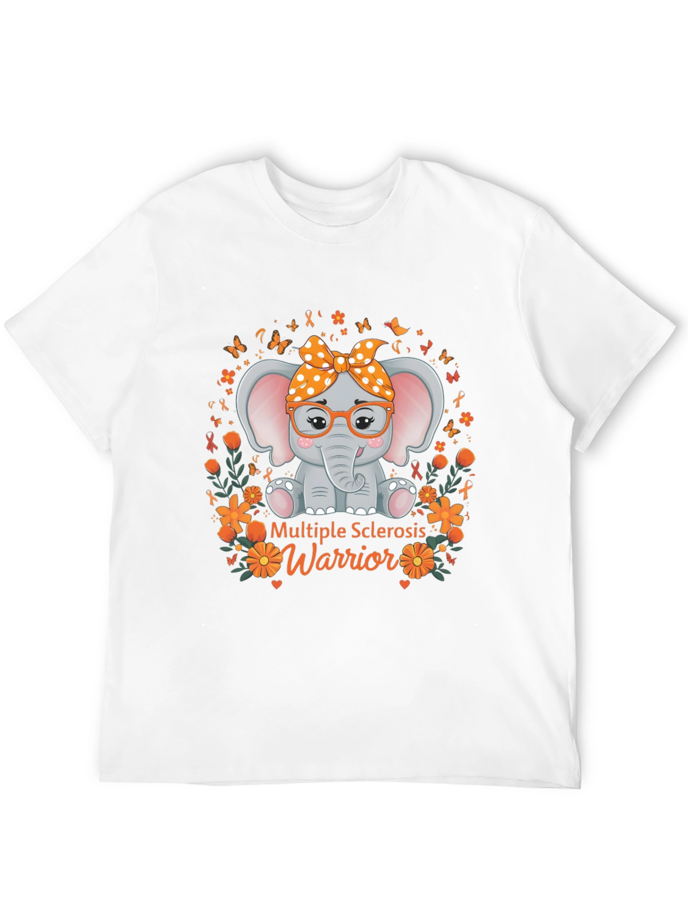Multiple Sclerosis Warrior Elephant T-Shirt