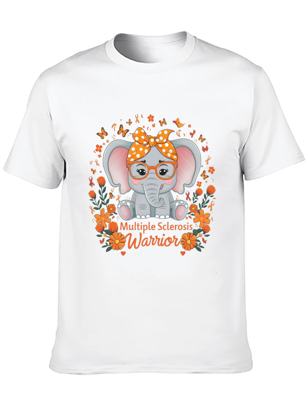 Multiple Sclerosis Warrior Elephant T-Shirt