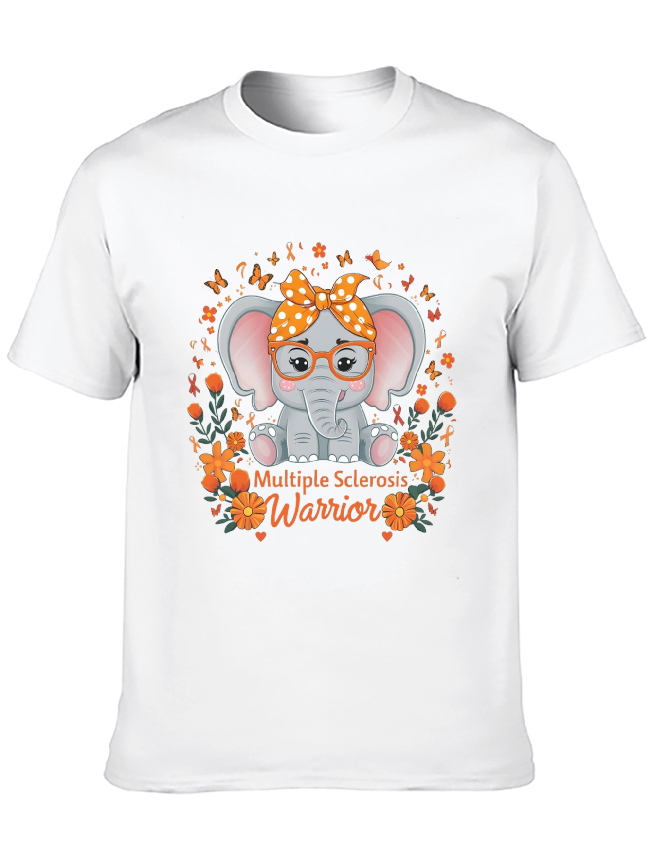 Multiple Sclerosis Warrior Elephant T-Shirt