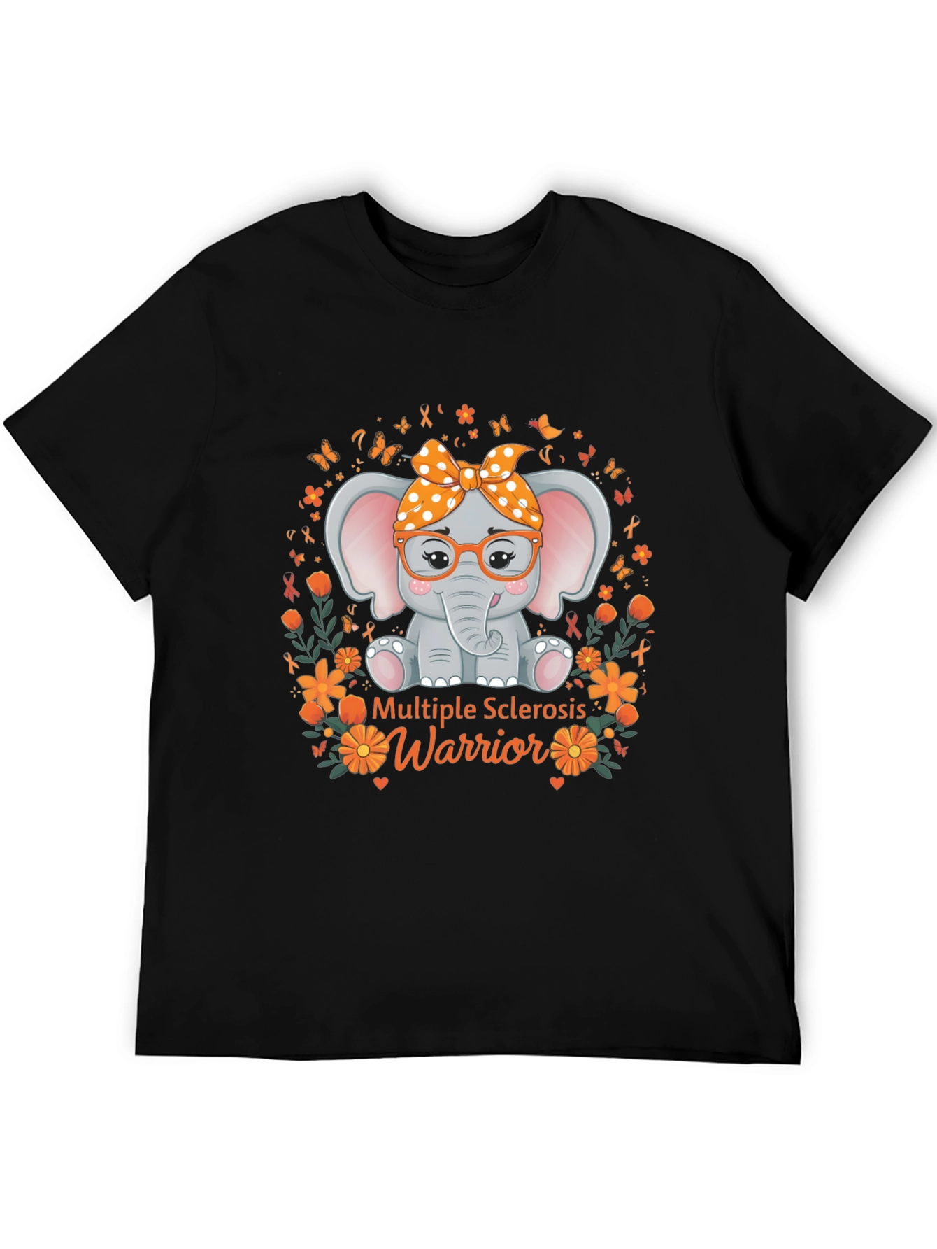 Multiple Sclerosis Warrior Elephant T-Shirt