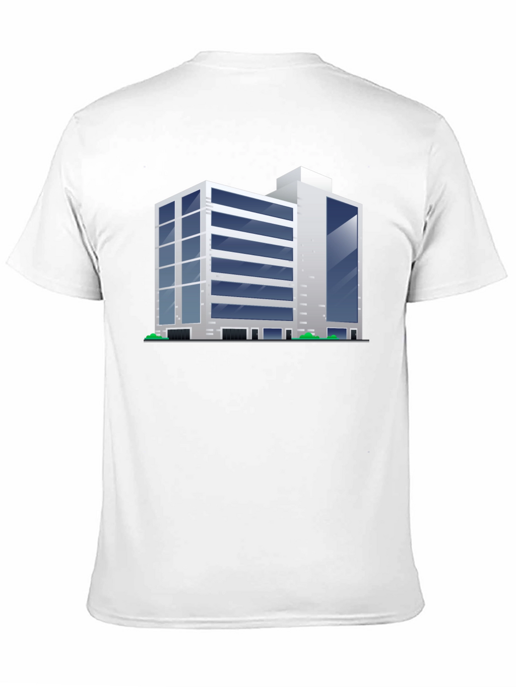 Modern Building Graphic Tee - Black T-Shirt