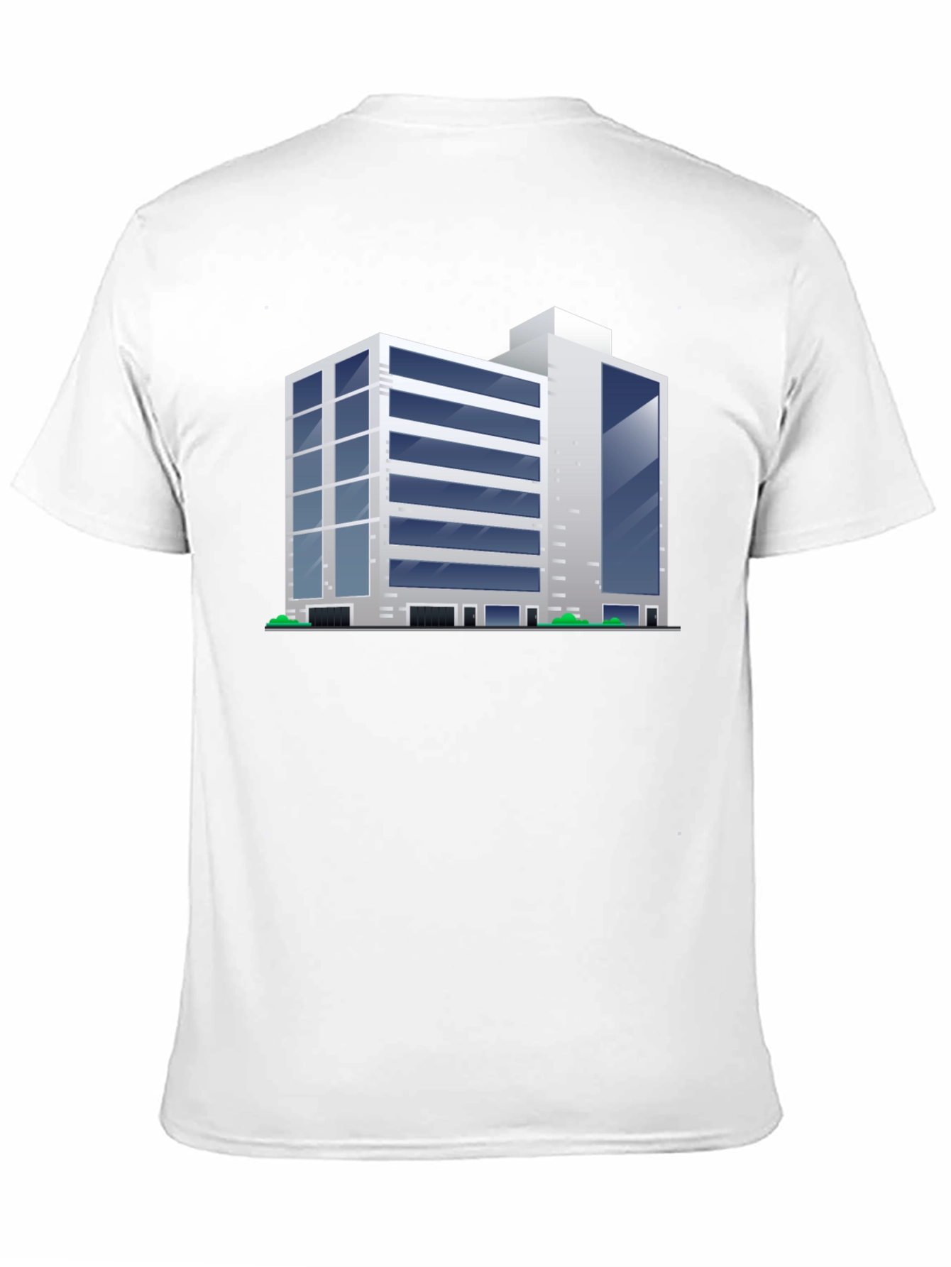 Modern Building Graphic Tee - Black T-Shirt
