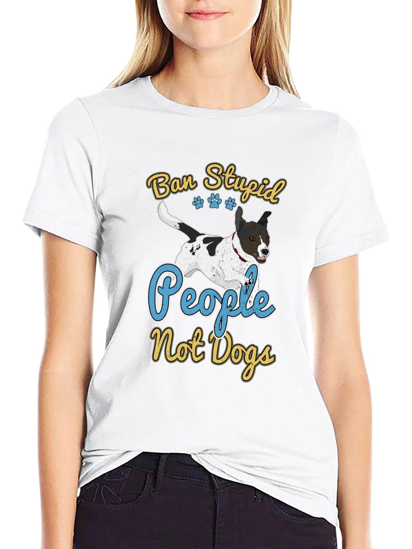 Ban Stupid People Not Dogs T-Shirt