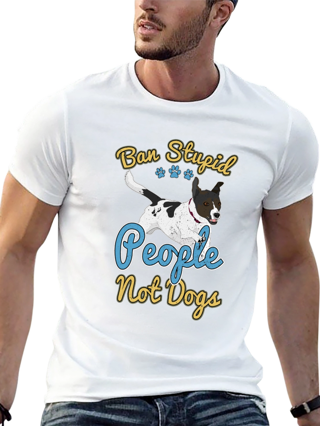 Ban Stupid People Not Dogs T-Shirt