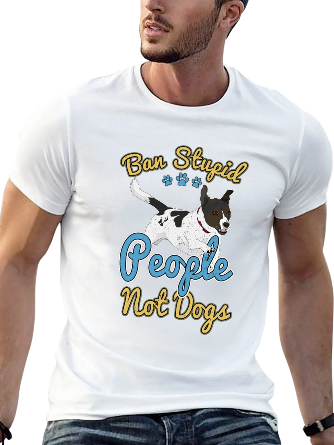 Ban Stupid People Not Dogs T-Shirt