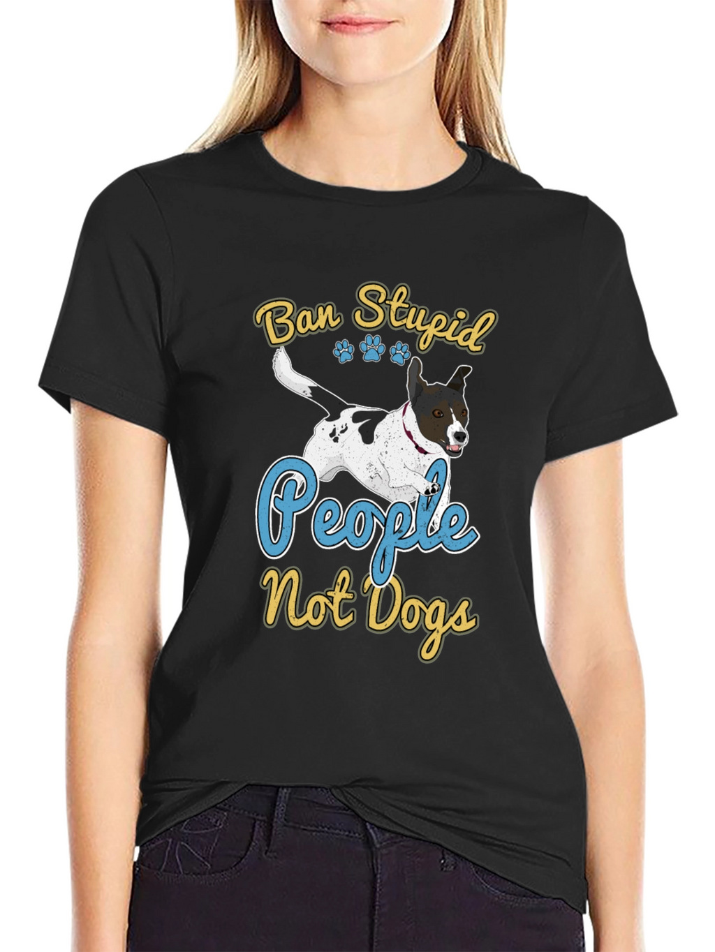 Ban Stupid People Not Dogs T-Shirt