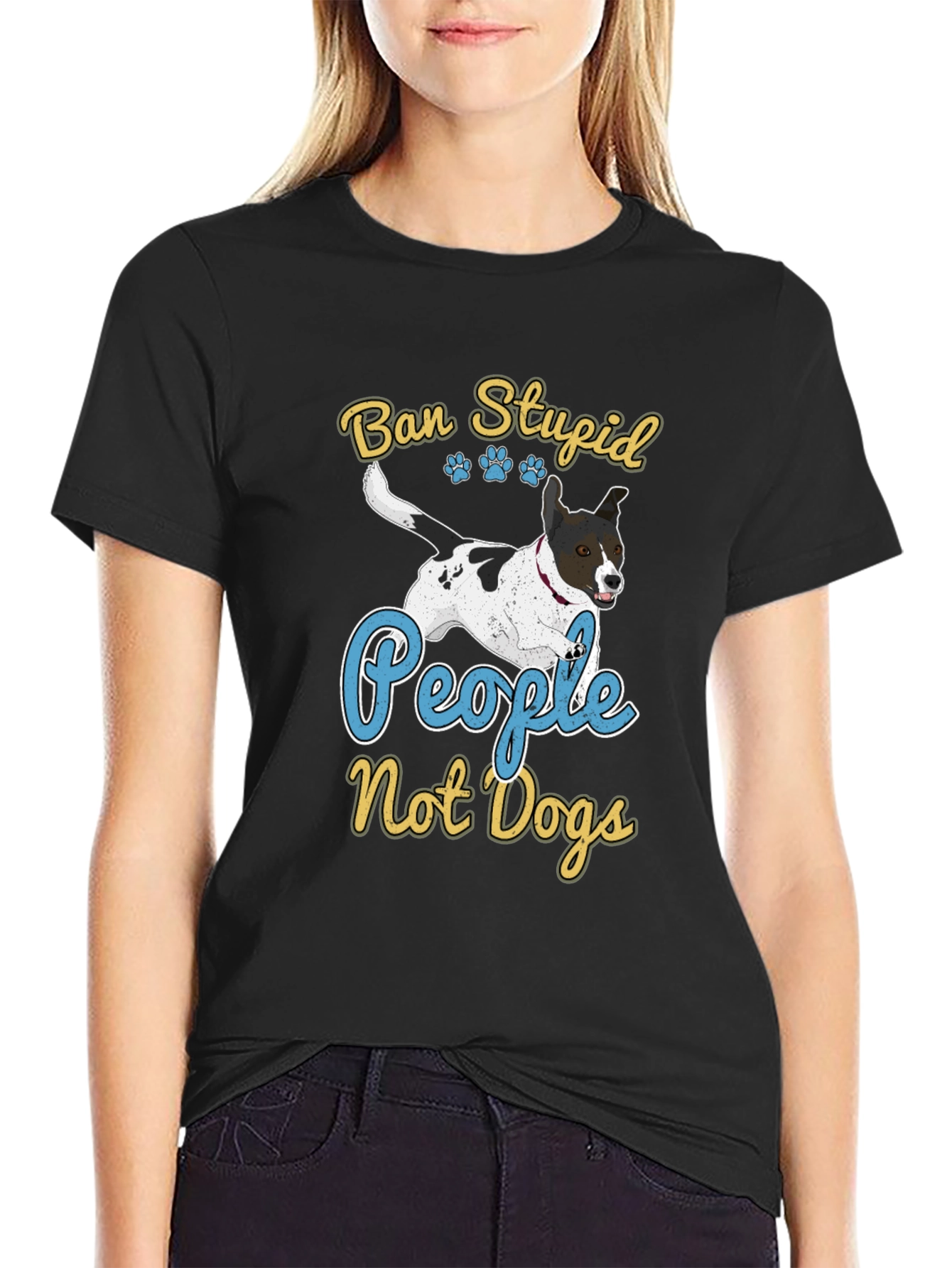 Ban Stupid People Not Dogs T-Shirt