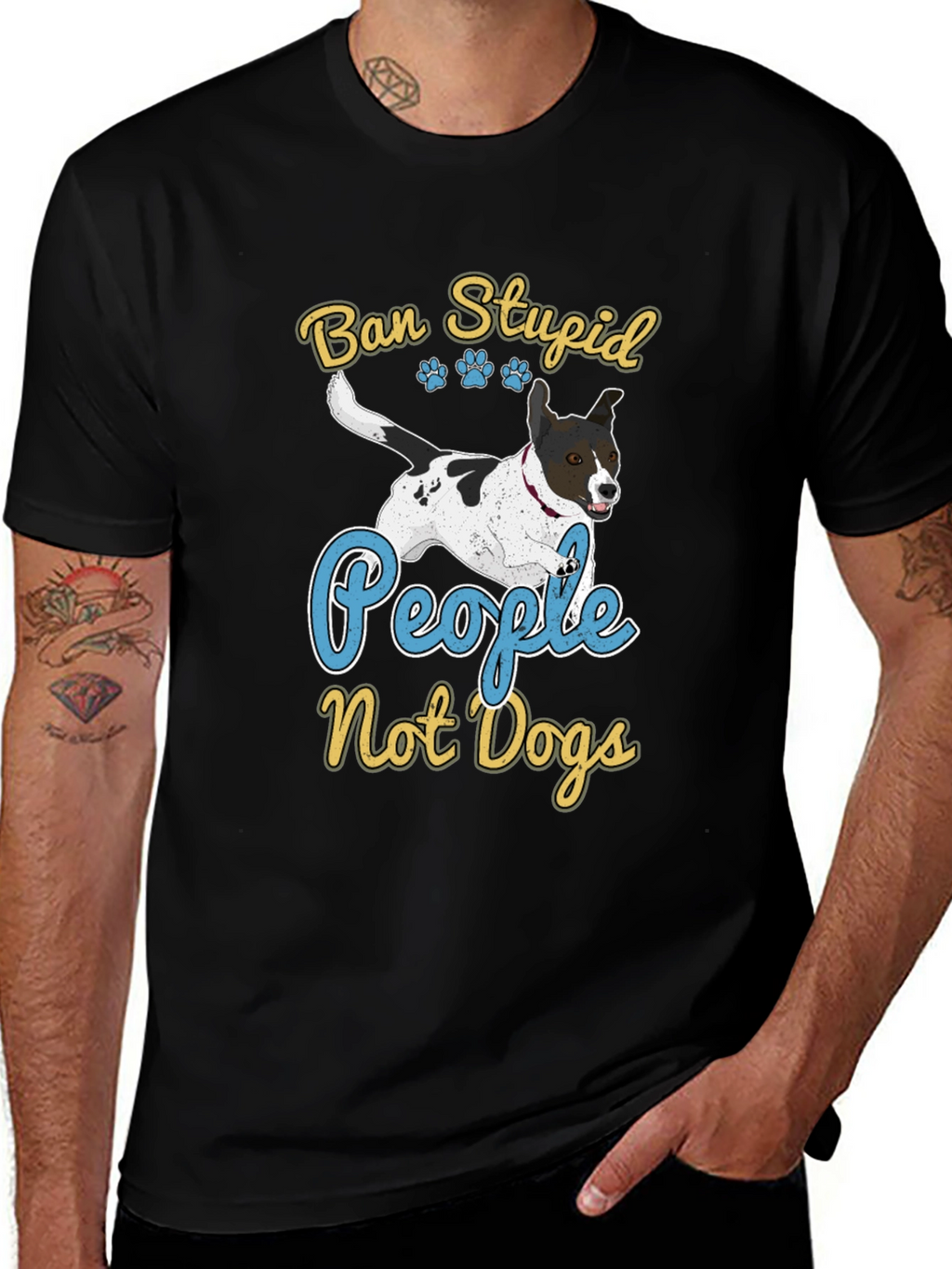 Ban Stupid People Not Dogs T-Shirt