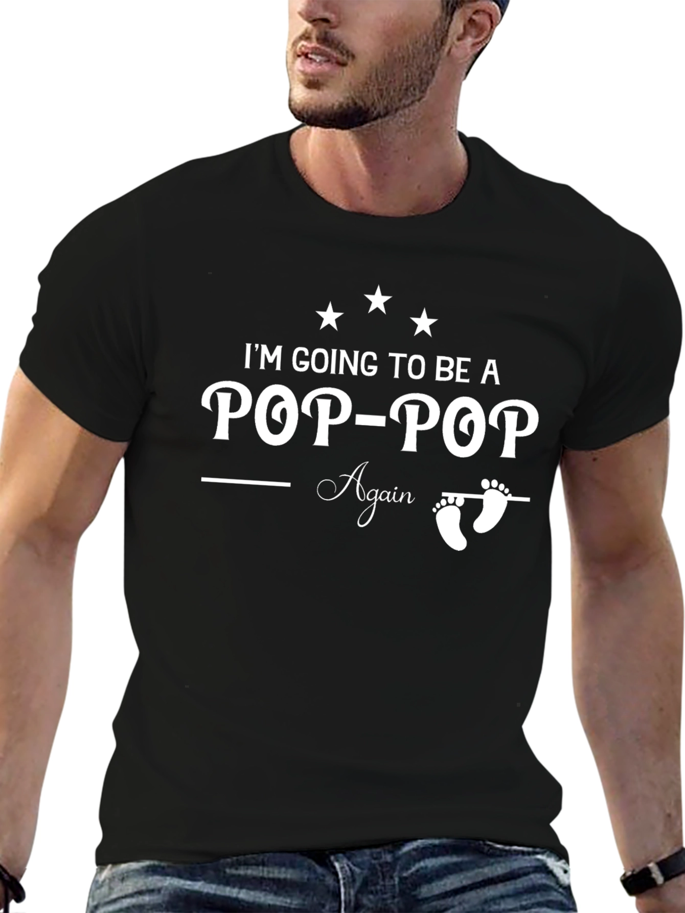 Pop-Pop Again T-Shirt - New Grandfather Tee
