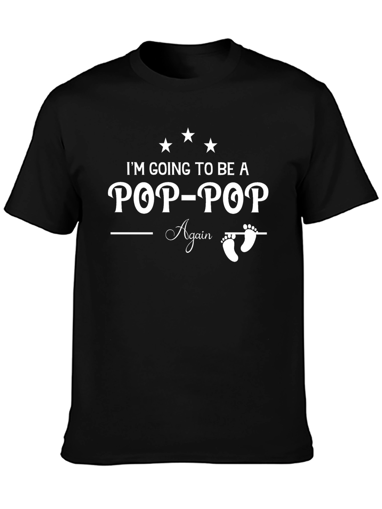 Pop-Pop Again T-Shirt - New Grandfather Tee