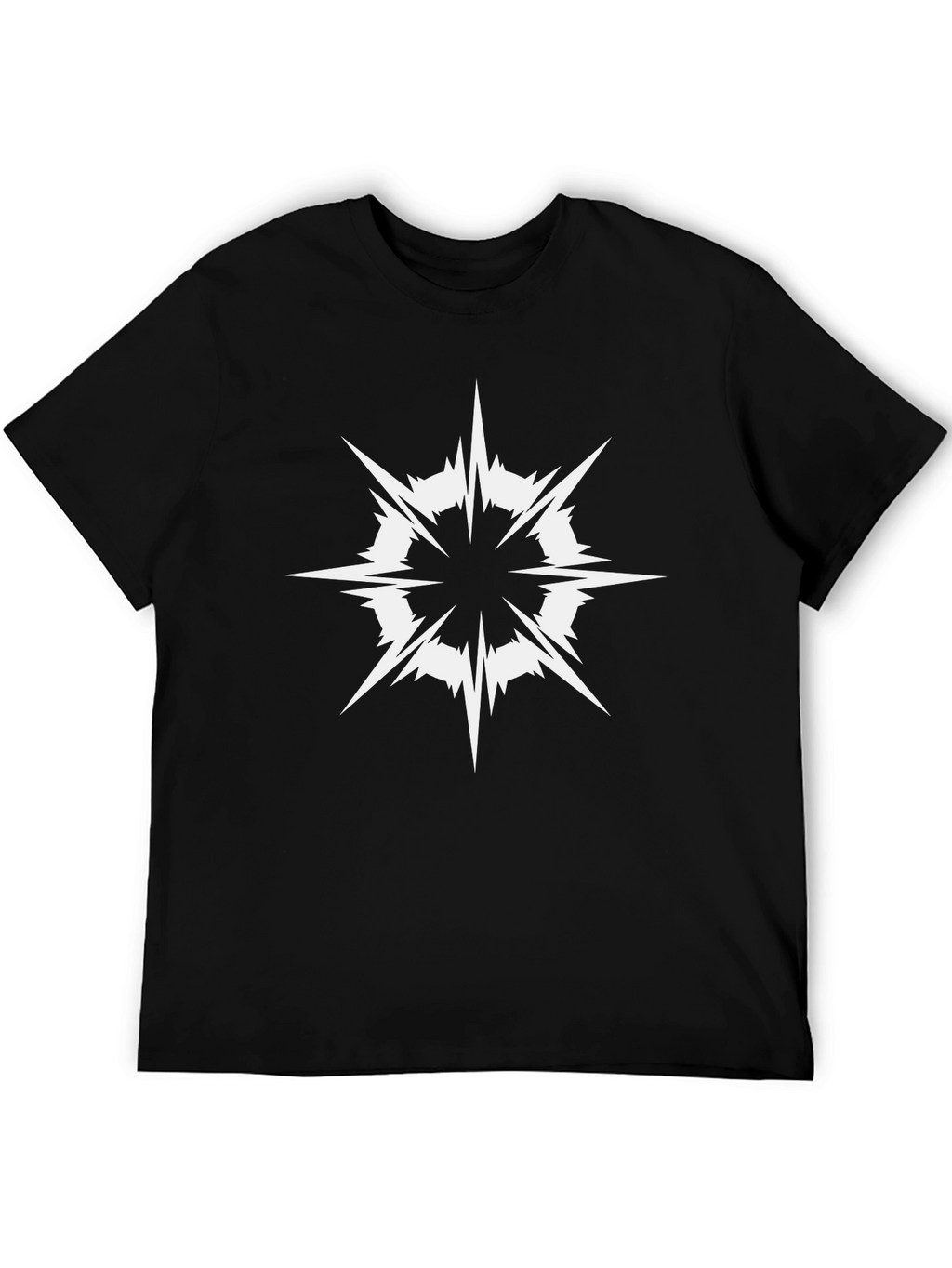 Edgy Graphic Tee - Modern Black Shirt