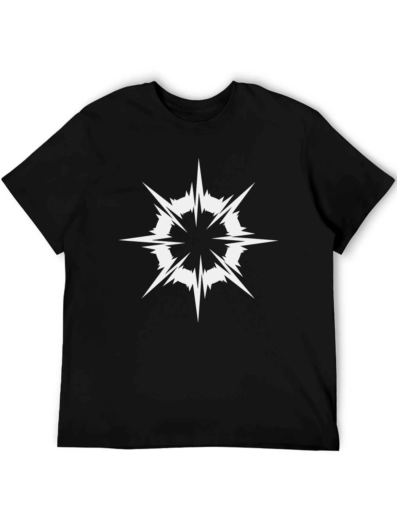 Edgy Graphic Tee - Modern Black Shirt