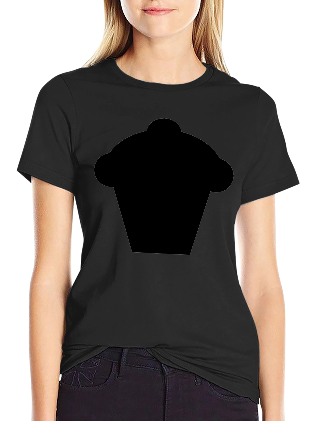 Black Cupcake Graphic Tee - Fun & Stylish
