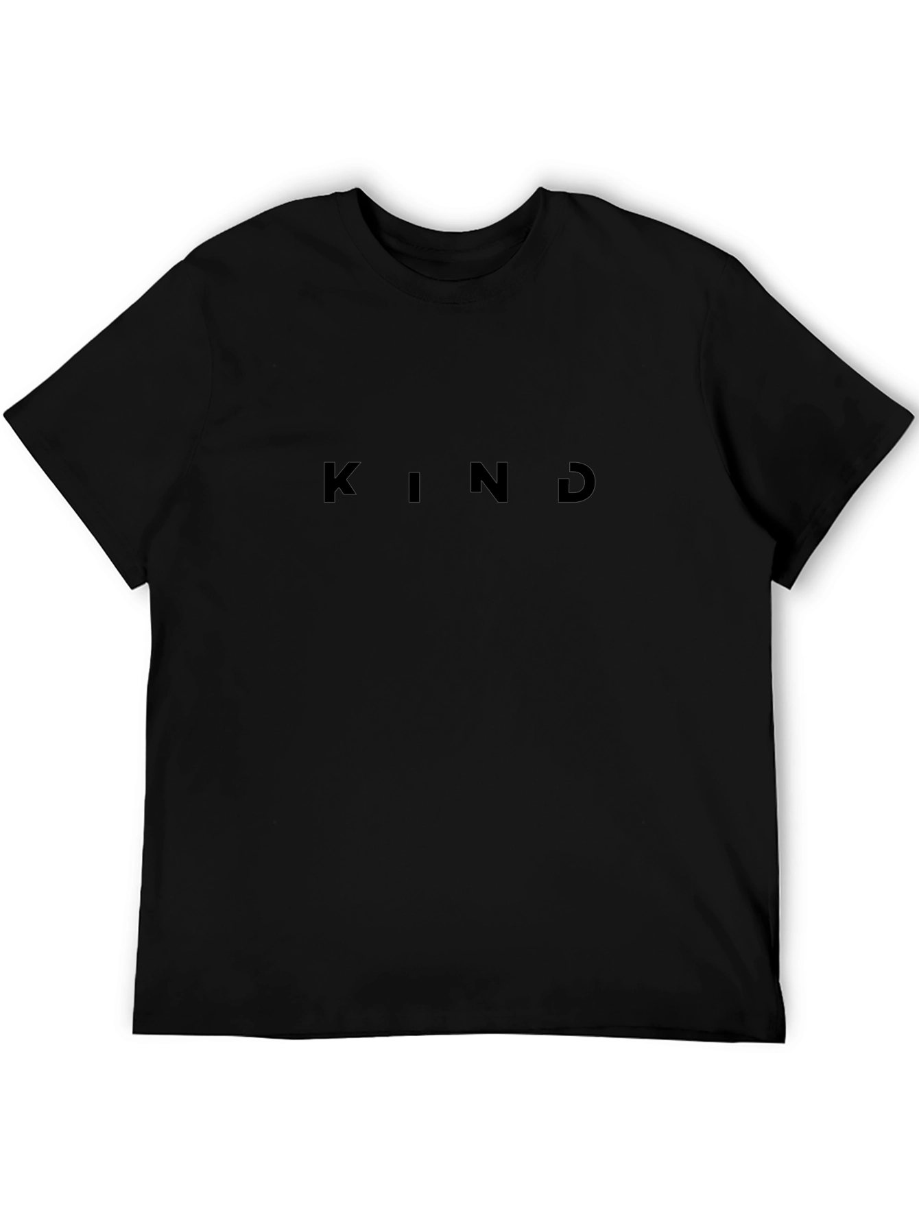 Kind Black T-Shirt: Minimalist Style