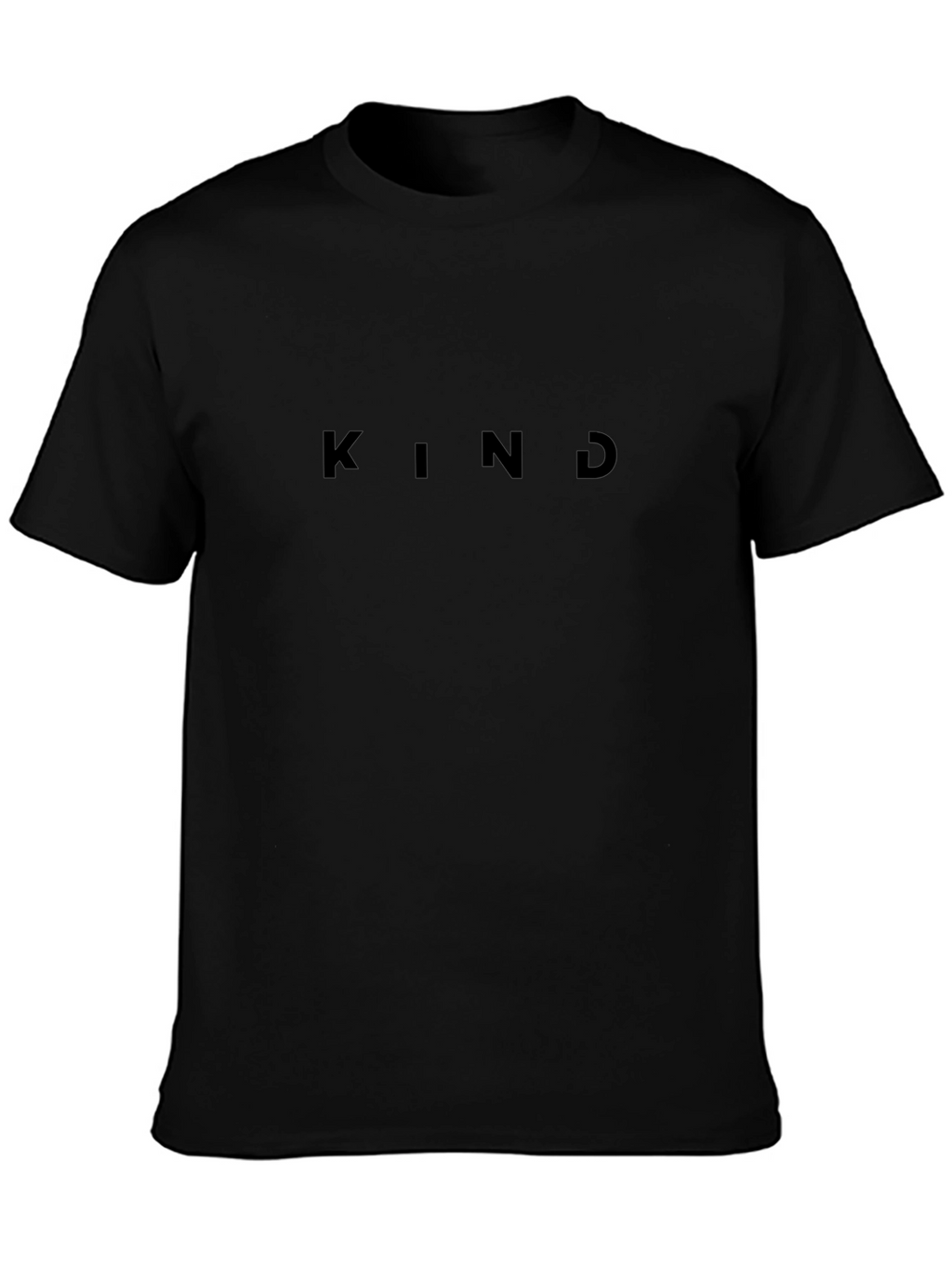 Kind Black T-Shirt: Minimalist Style