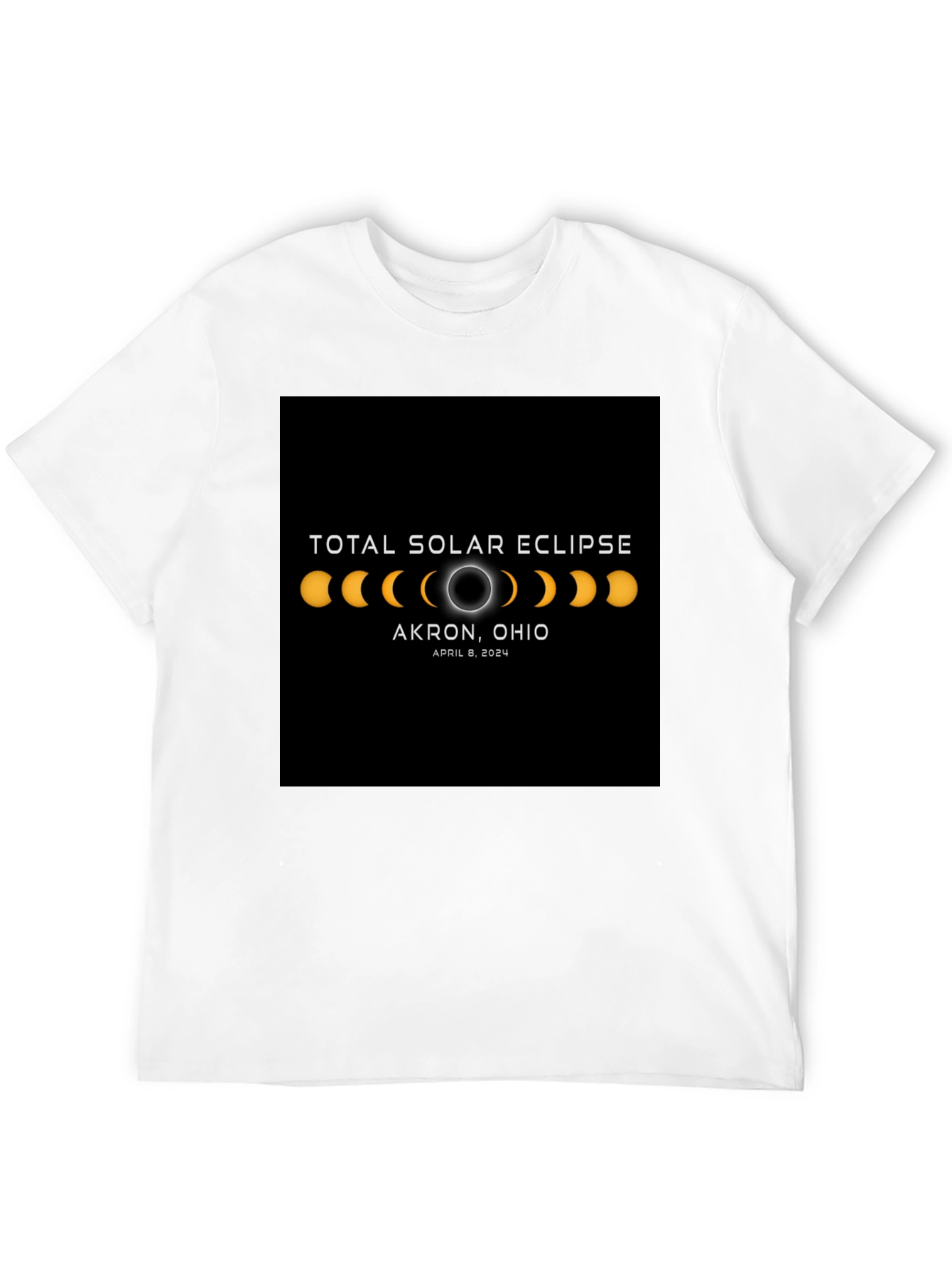 Total Solar Eclipse Akron Ohio 2024 T-Shirt