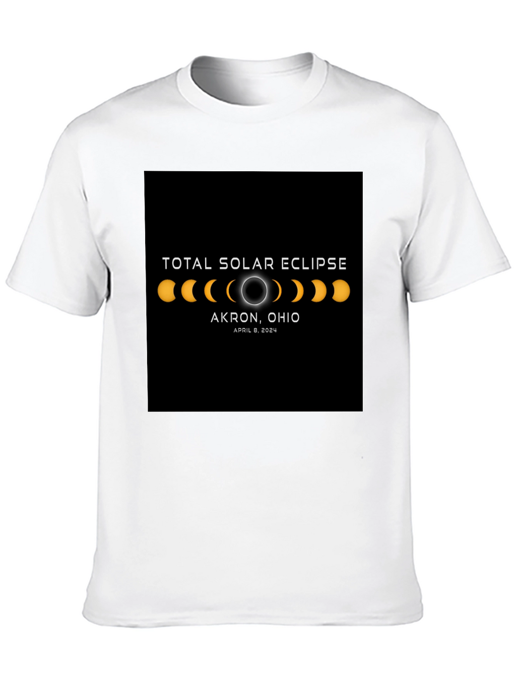 Total Solar Eclipse Akron Ohio 2024 T-Shirt