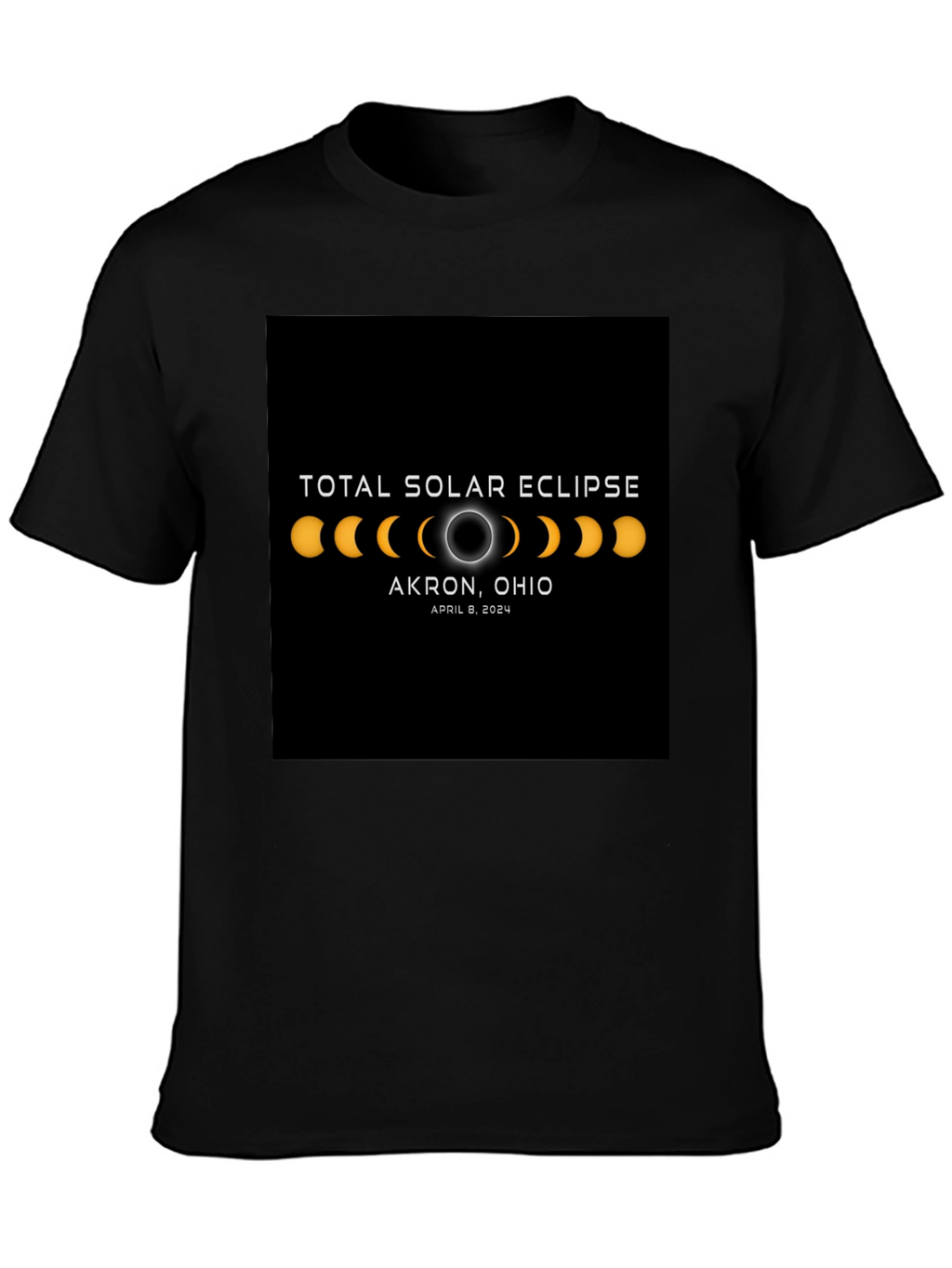 Total Solar Eclipse Akron Ohio 2024 T-Shirt