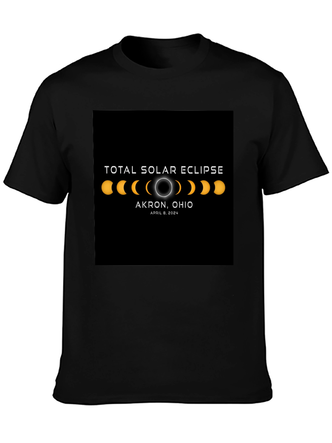 Total Solar Eclipse Akron Ohio 2024 T-Shirt