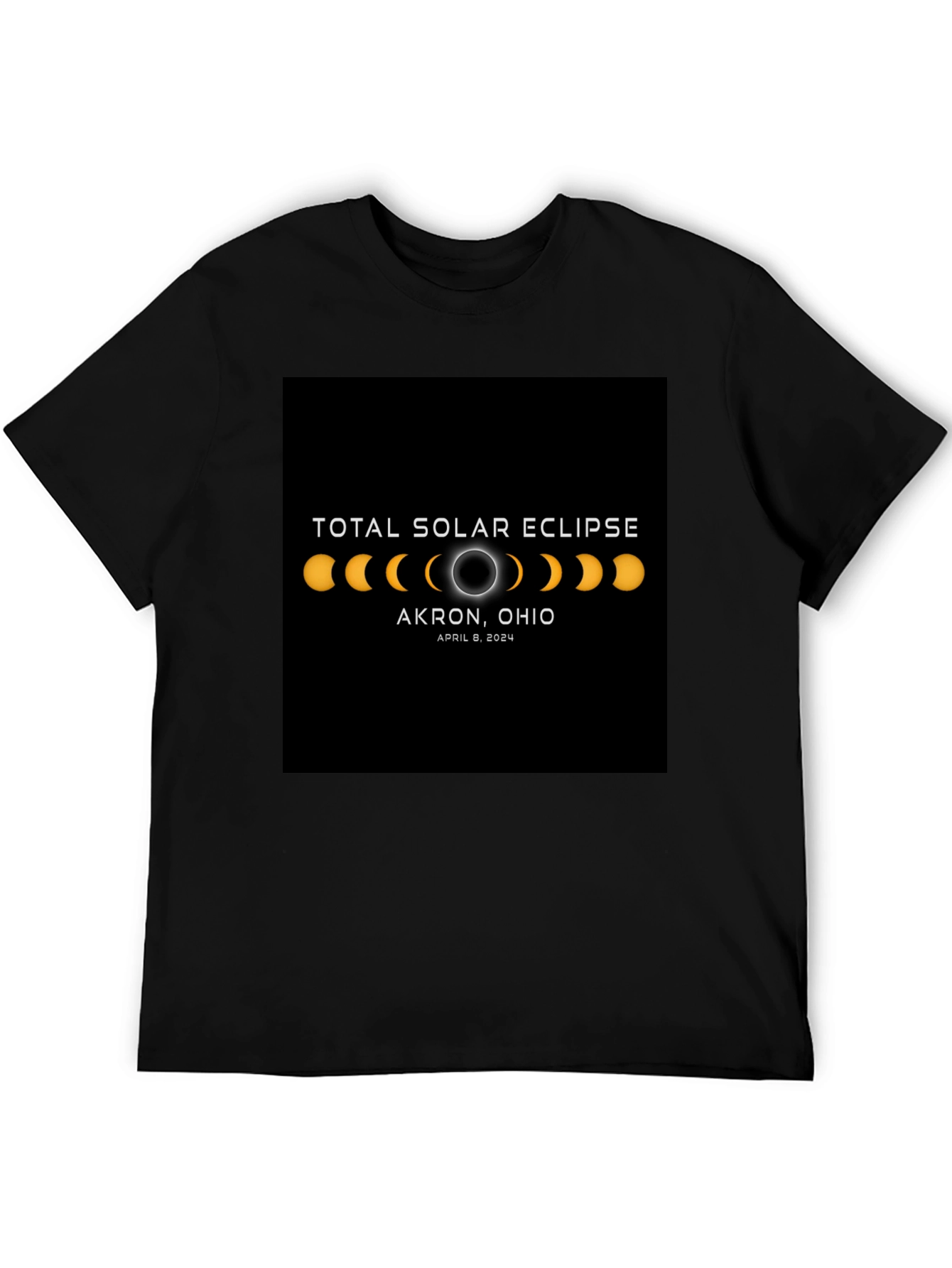 Total Solar Eclipse Akron Ohio 2024 T-Shirt