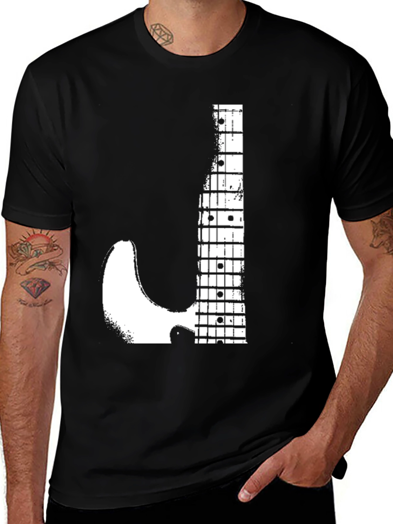Guitar Neck T-Shirt - Music Lover Tee