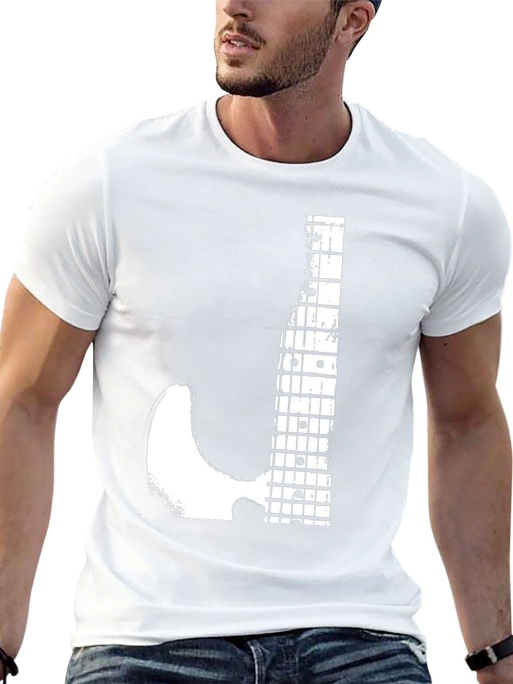 Guitar Neck T-Shirt - Music Lover Tee