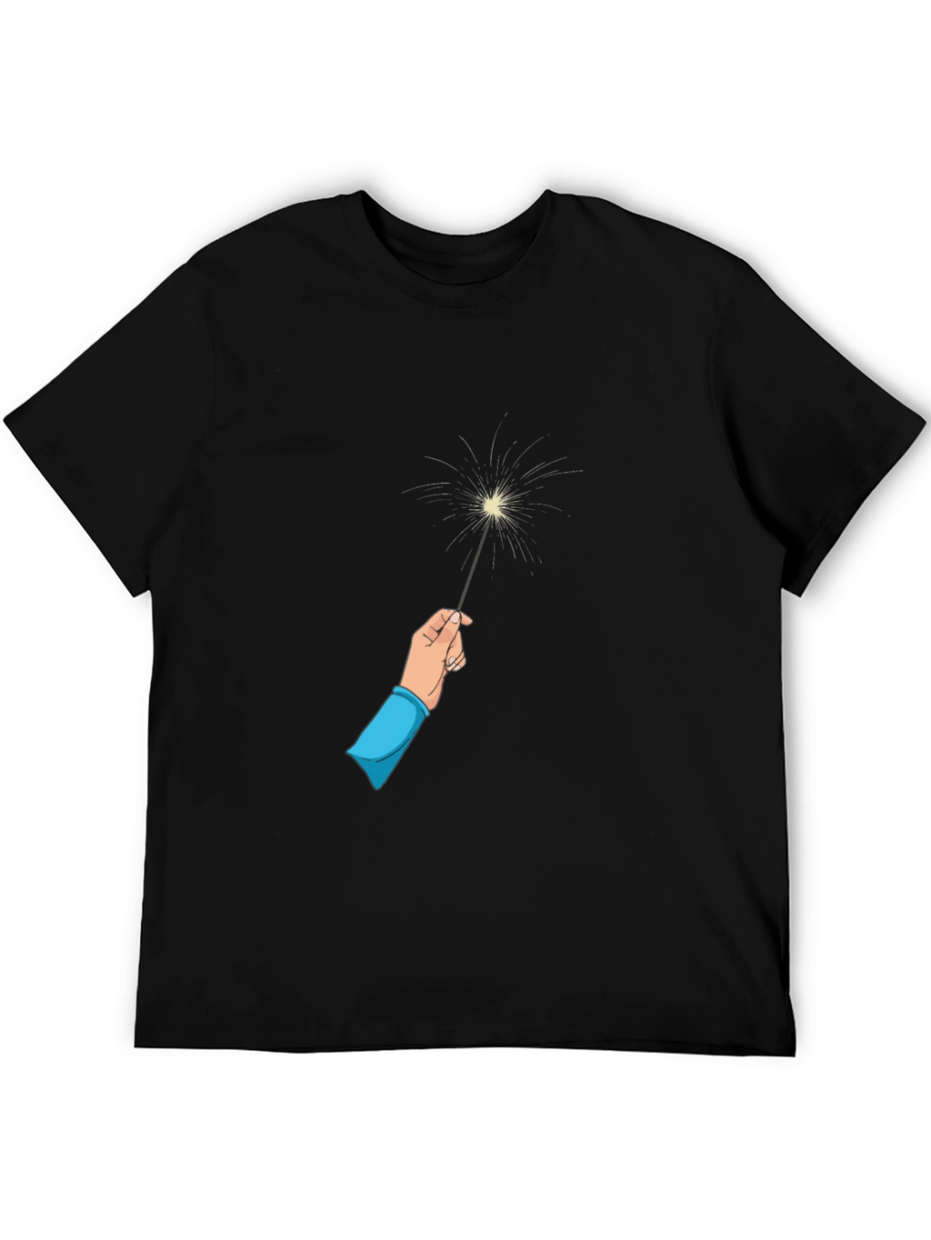 Sparkler Graphic Black Tee