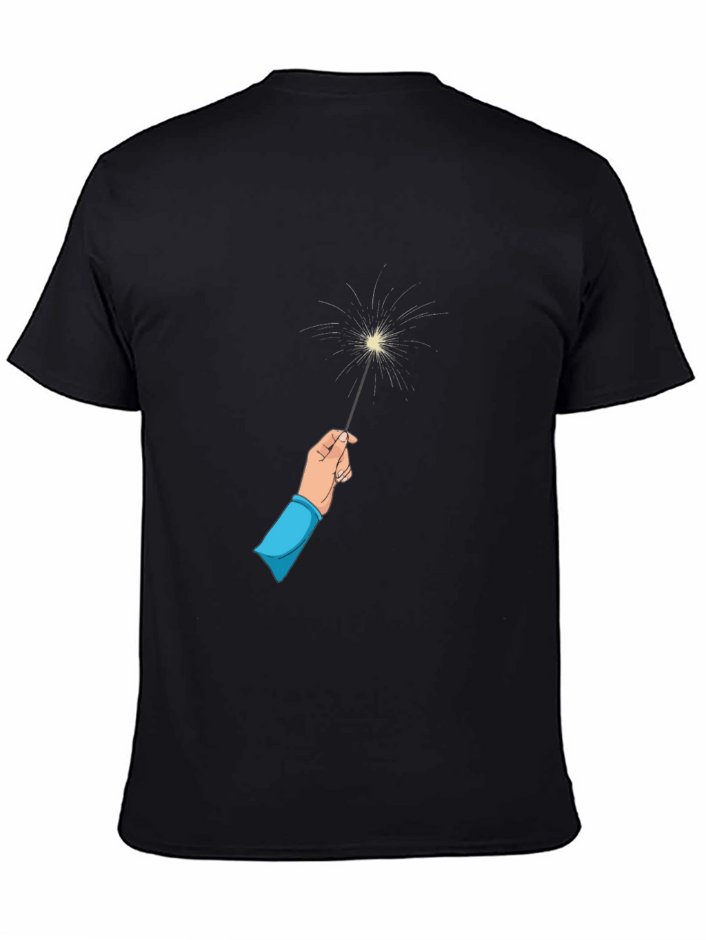 Sparkler Graphic Black Tee