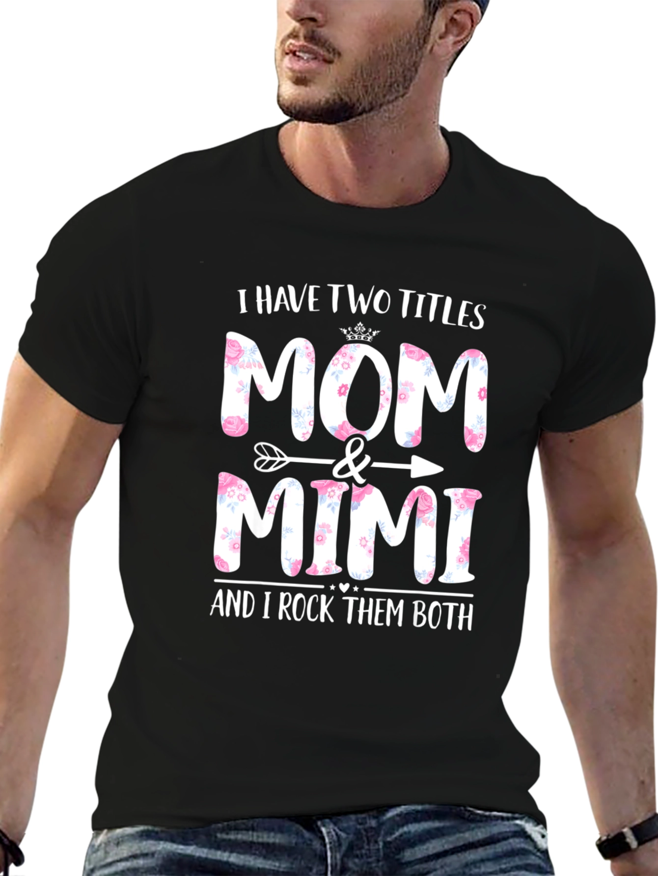 Mom & Mimi Floral Graphic Tee