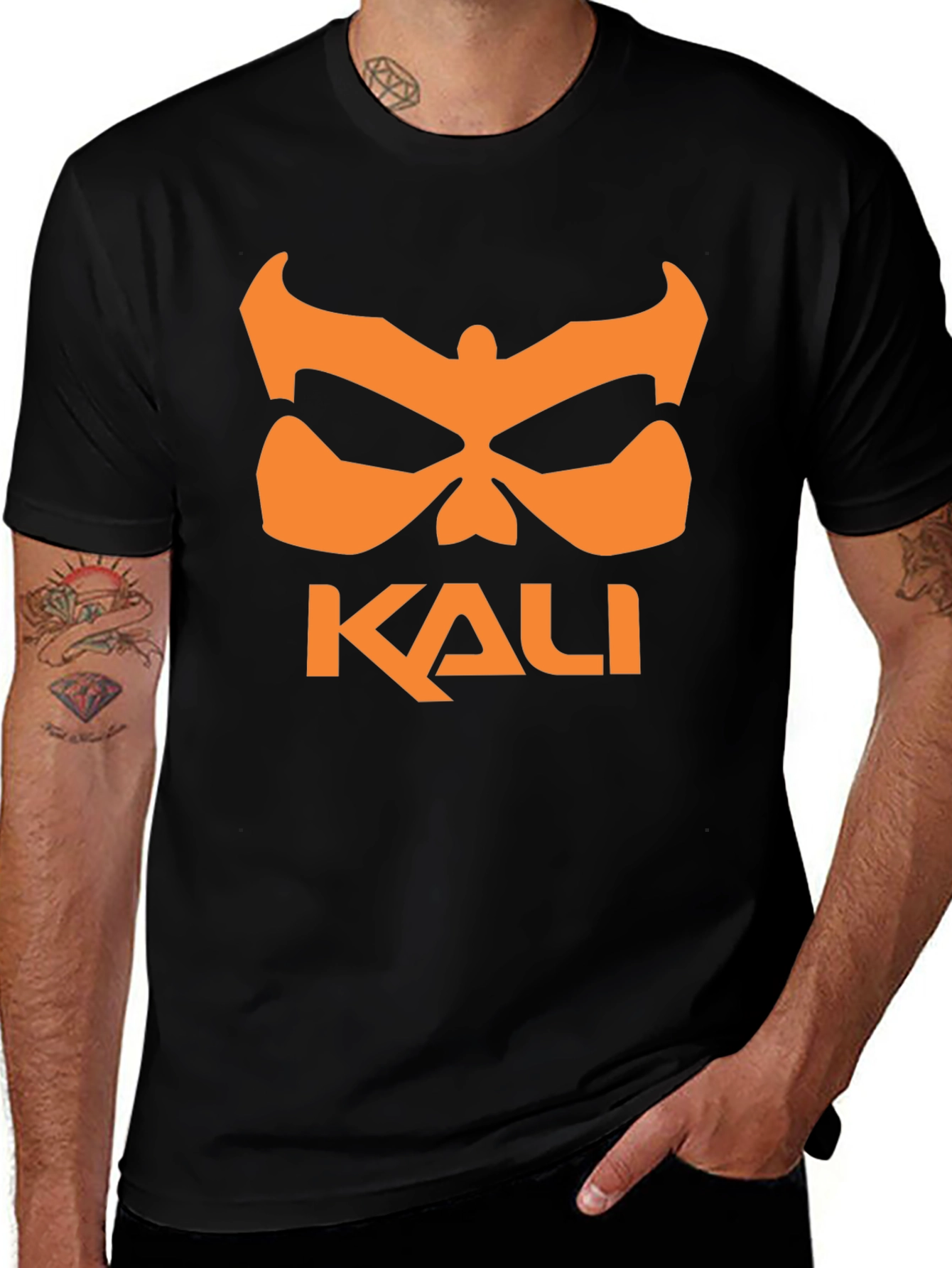 Kali Linux Distro Black T-Shirt - Hacker OS Apparel