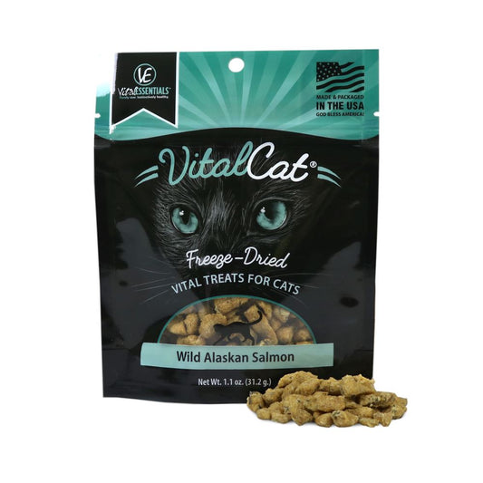 Vital Essentials Vital Cat Freeze Dried Grain Free Wild Alaskan Salmon Cat Treats