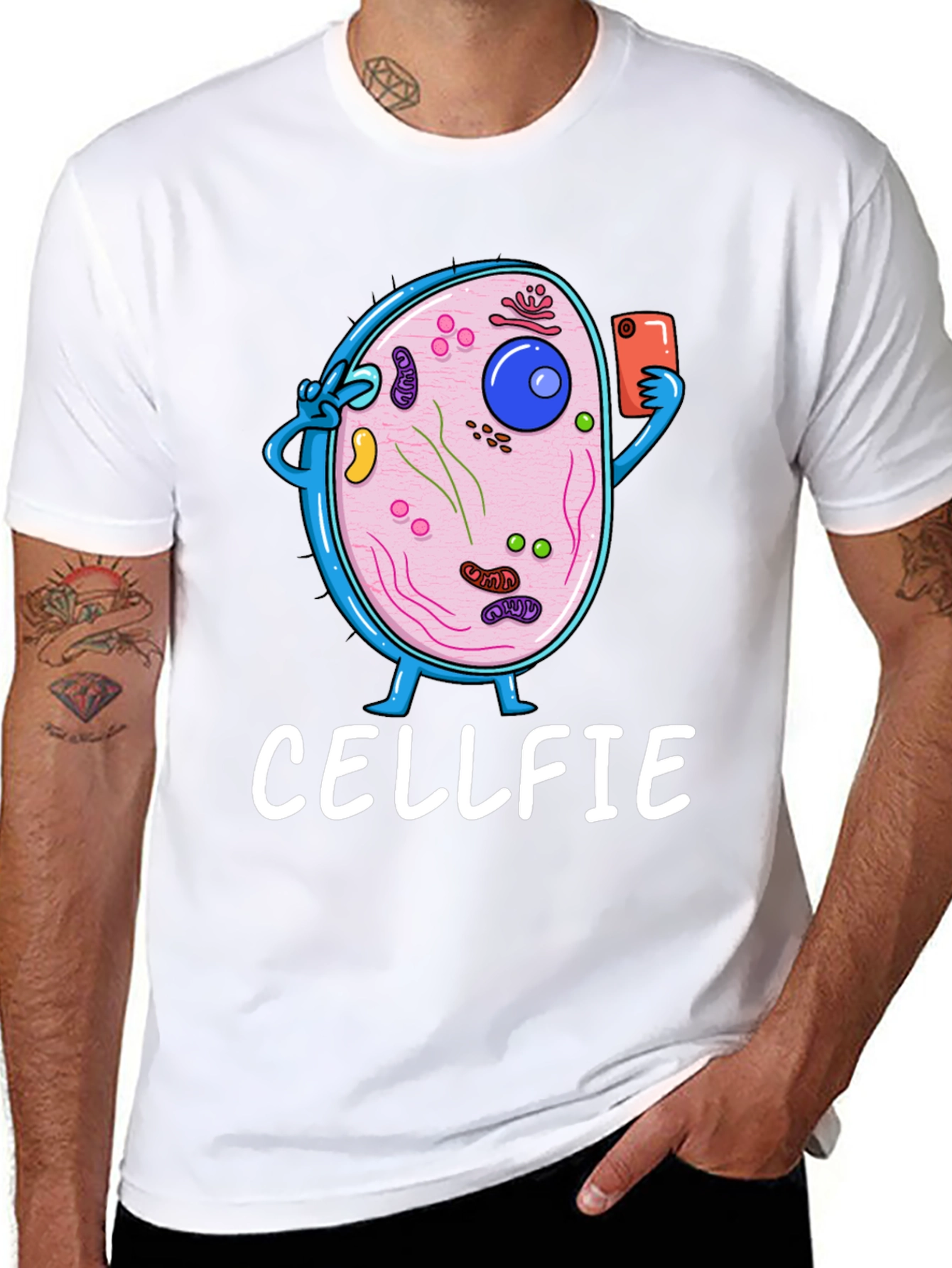 Cellfie Graphic T-Shirt - Biology Humor