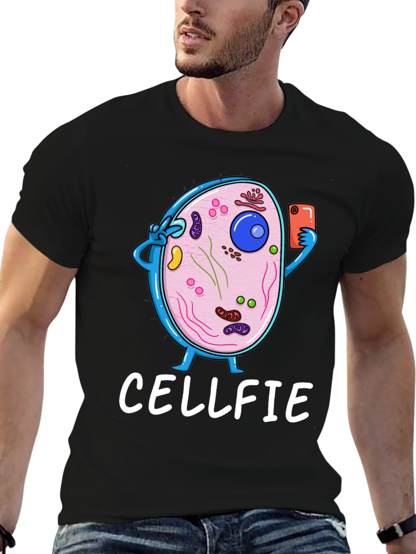 Cellfie Graphic T-Shirt - Biology Humor