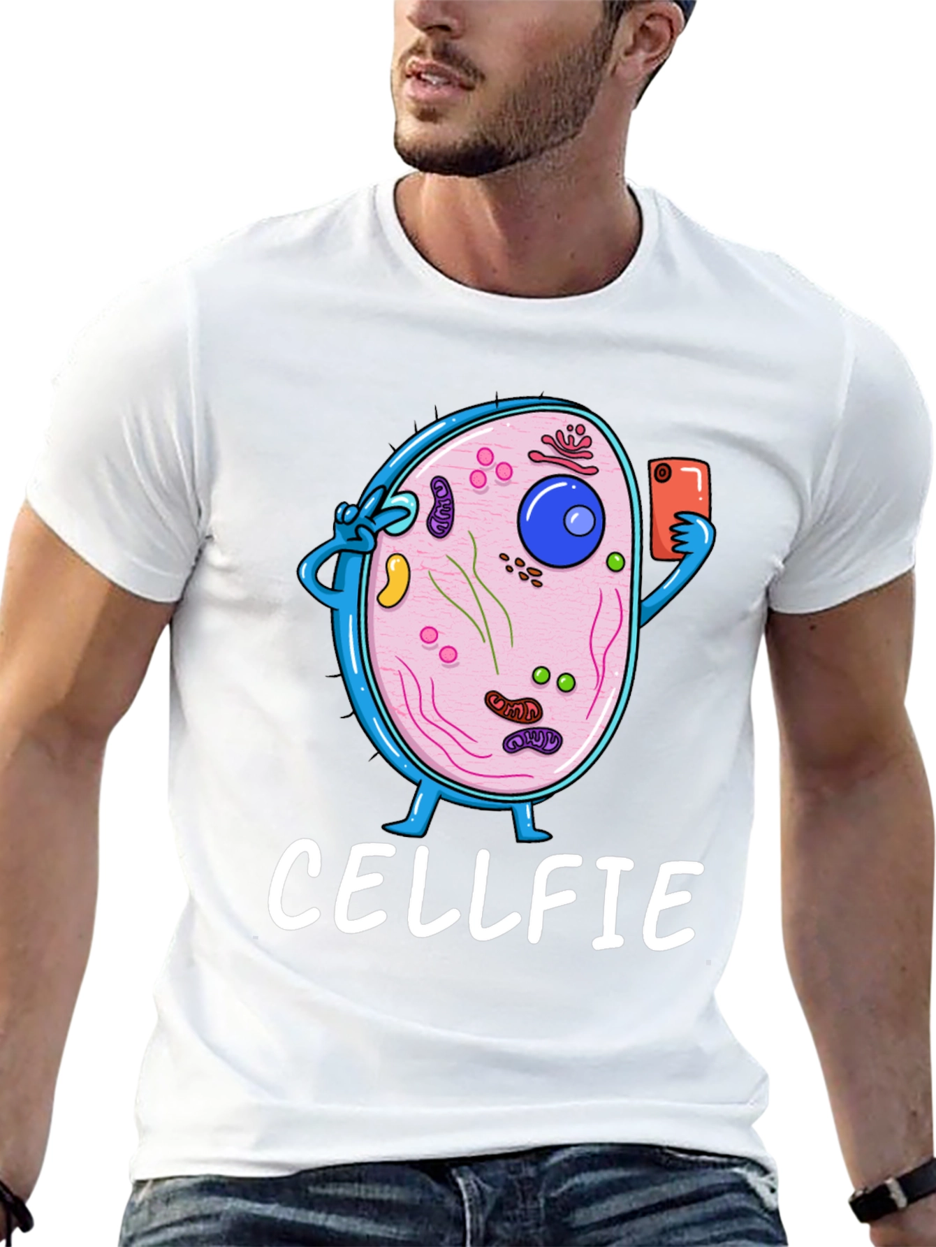 Cellfie Graphic T-Shirt - Biology Humor